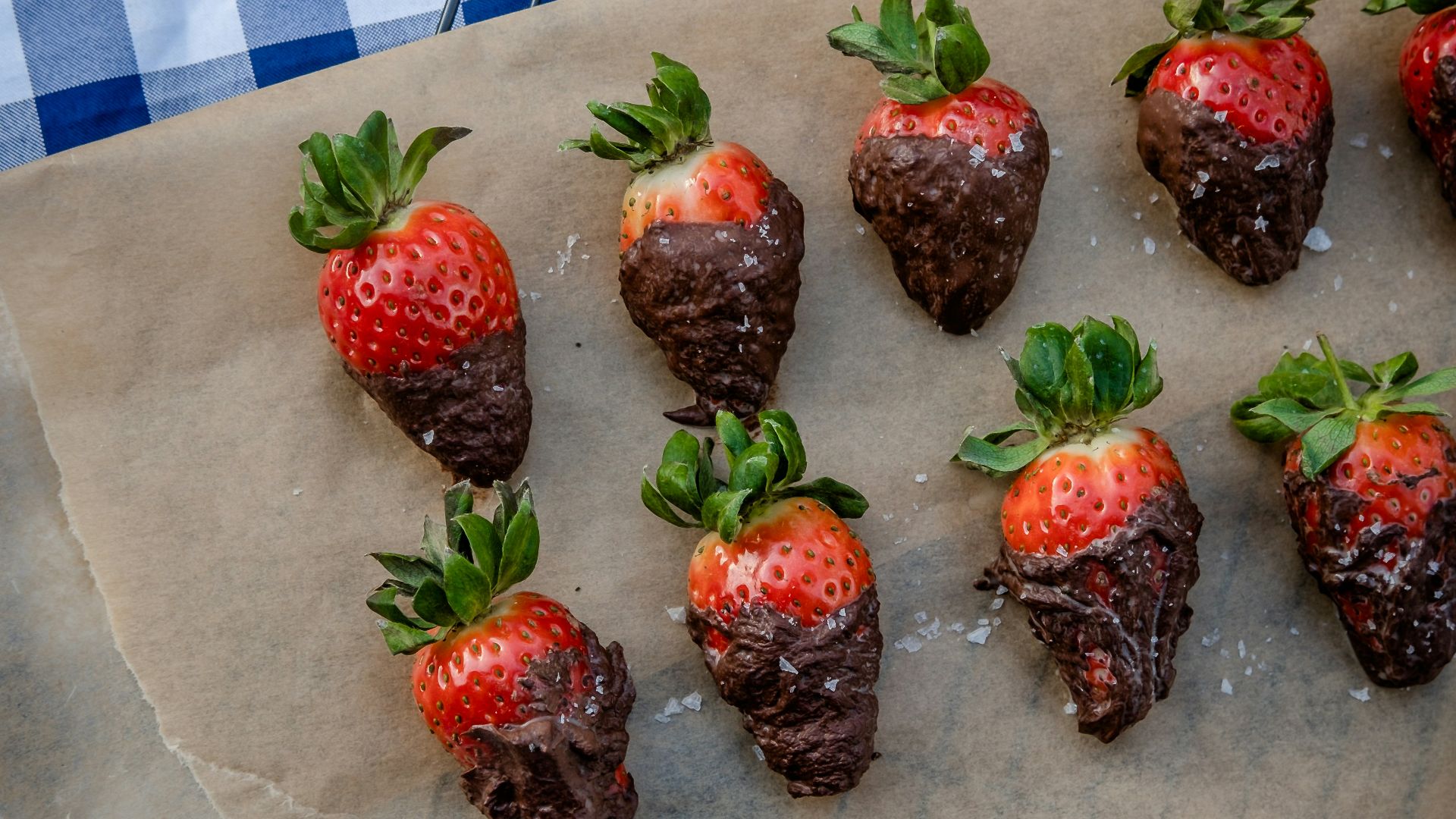 3. Fraises enrobées de chocolat