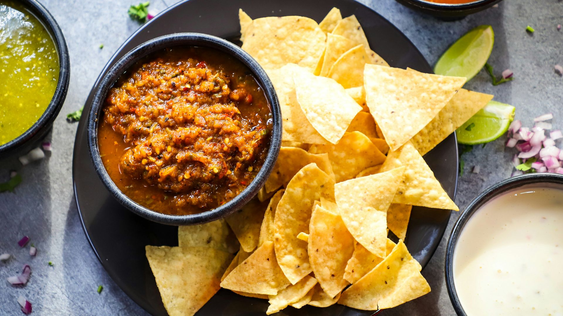 19. Chips et sauce