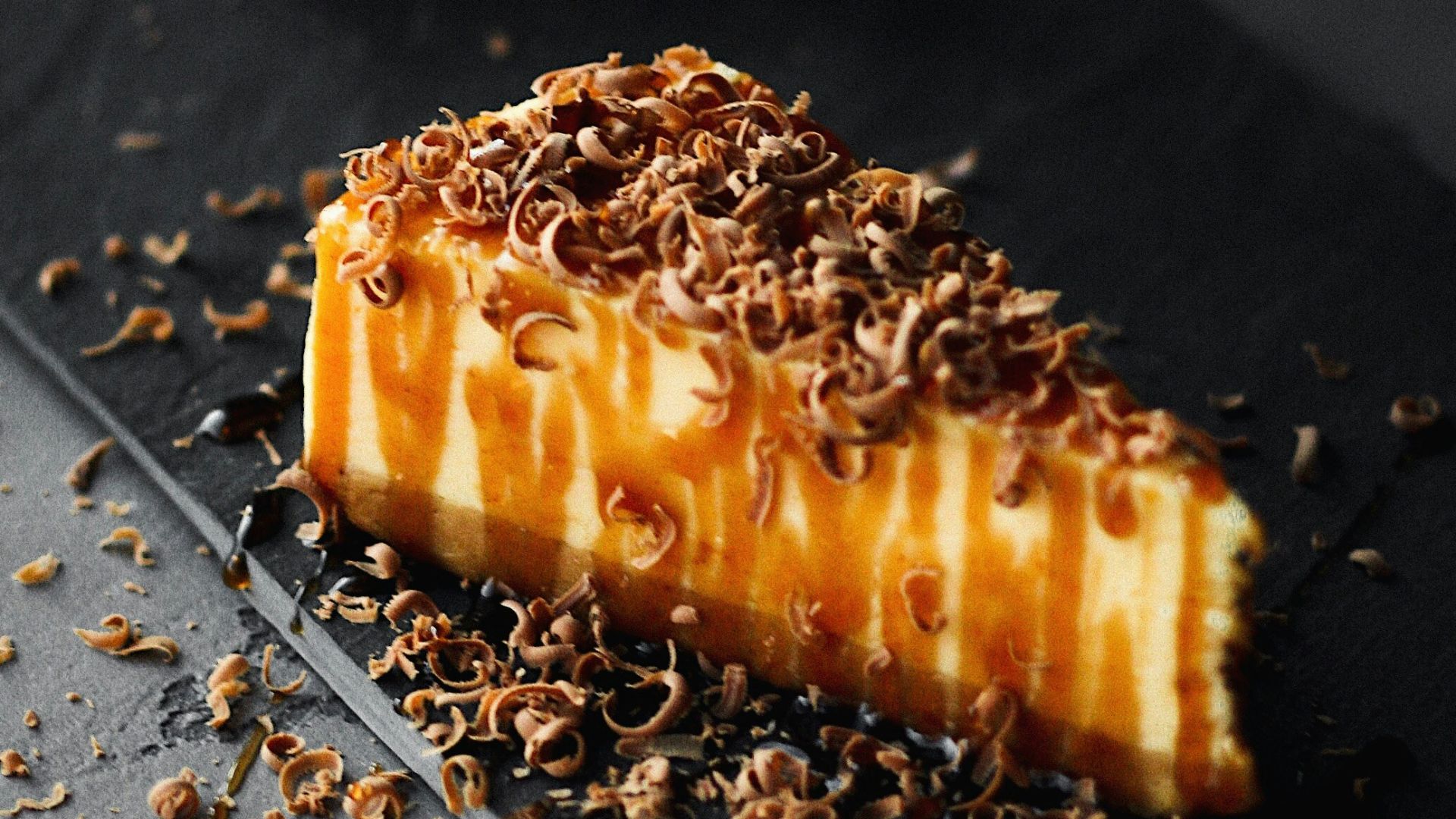 10. Gâteau au fromage et au caramel