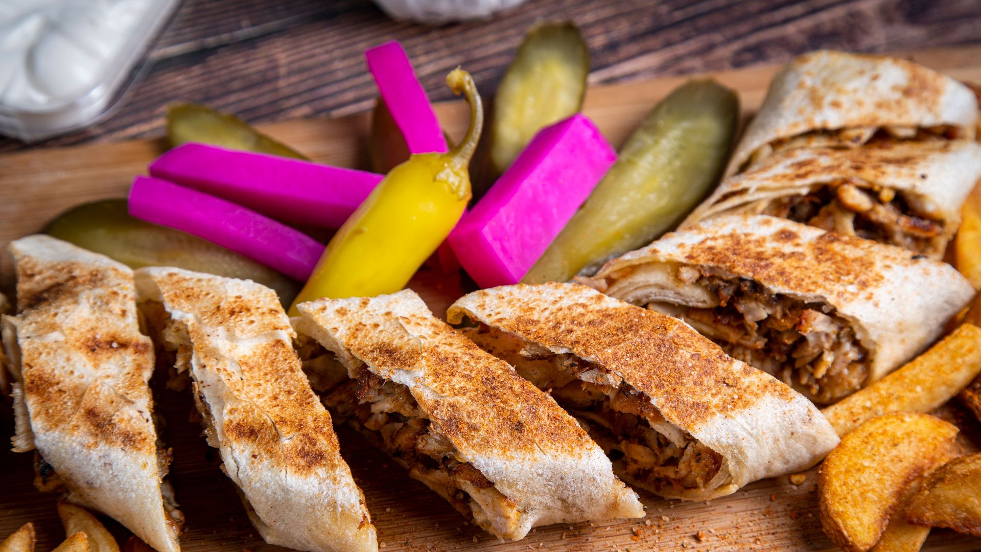 18. Shawarma libanais aux navets marinés