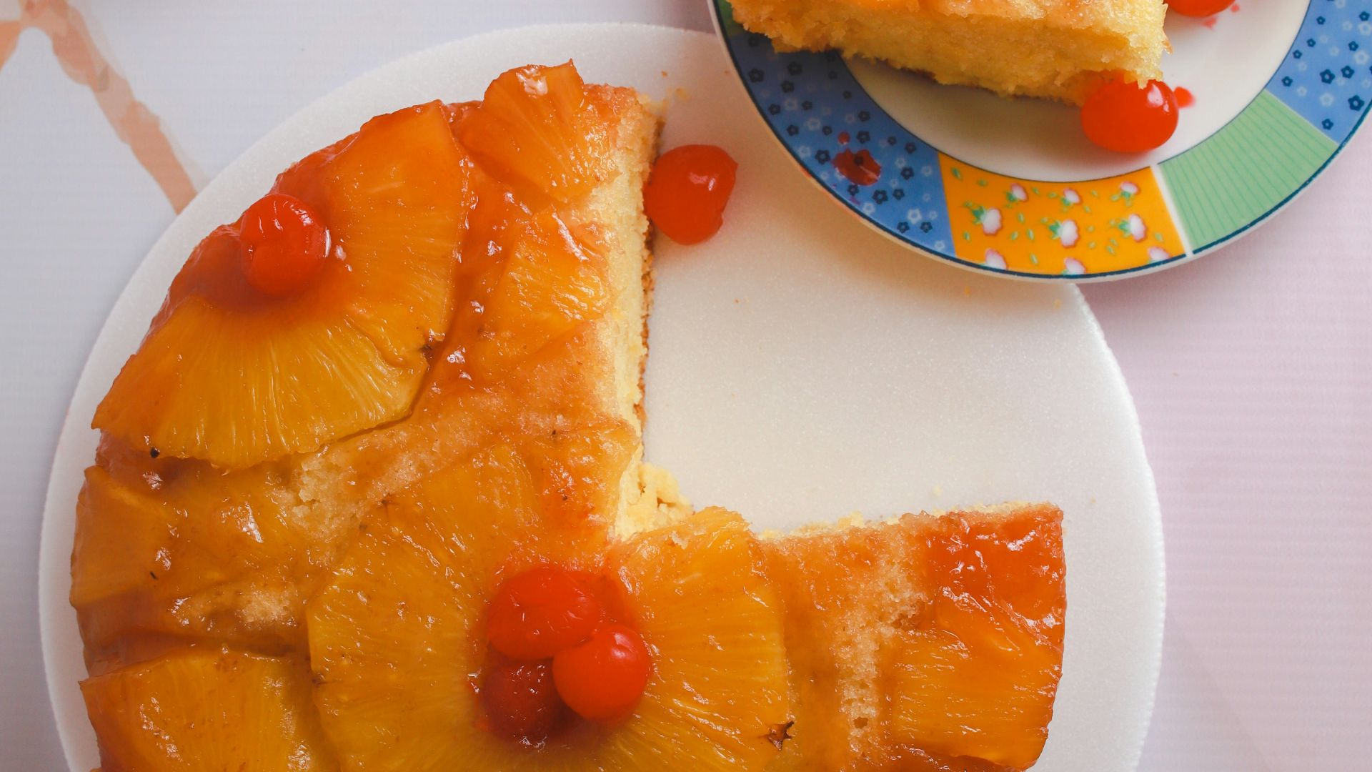 9. Gâteau renversé à l'ananas