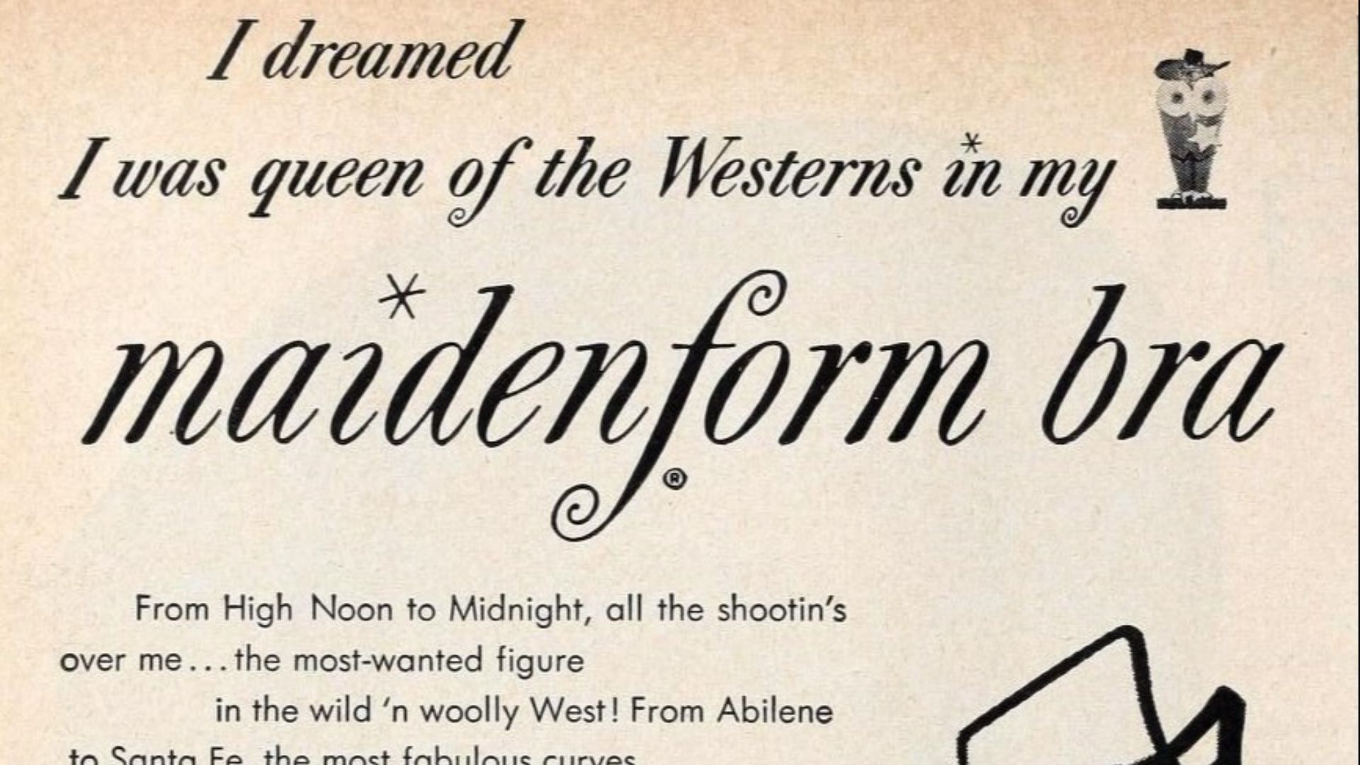 9. La campagne « I Dreamed » de Maidenform