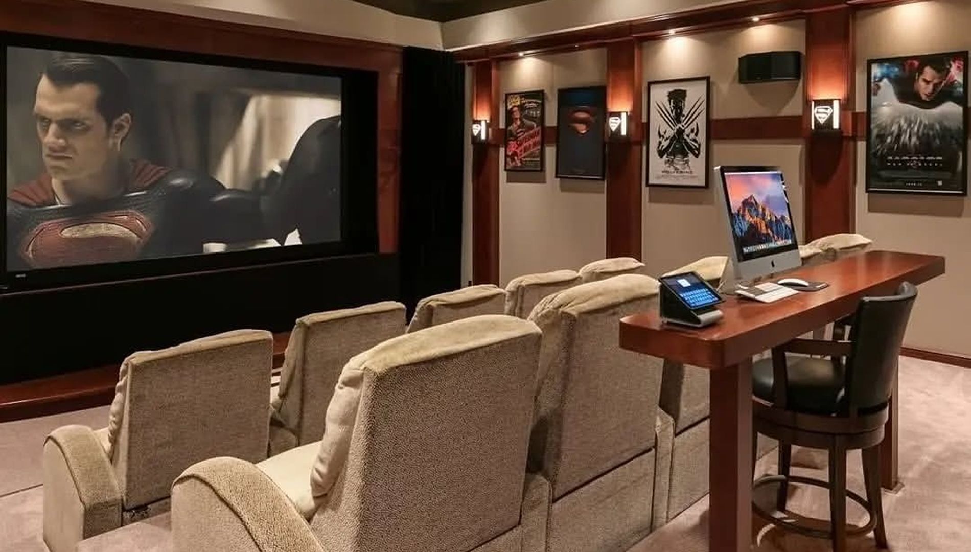 A private movie theater to fully enjoy every screening