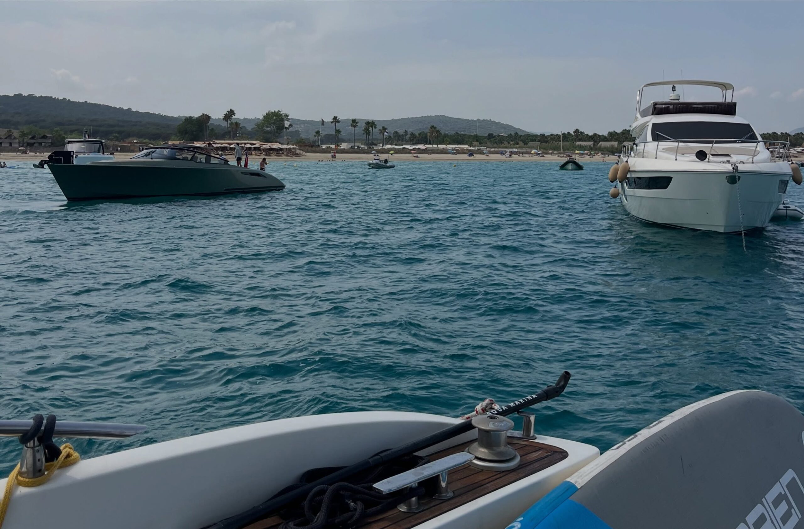 A boat trip in the sunshine
