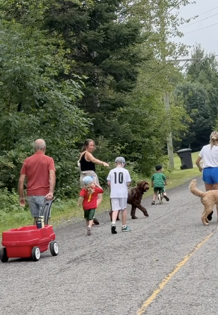 Marche en famille
