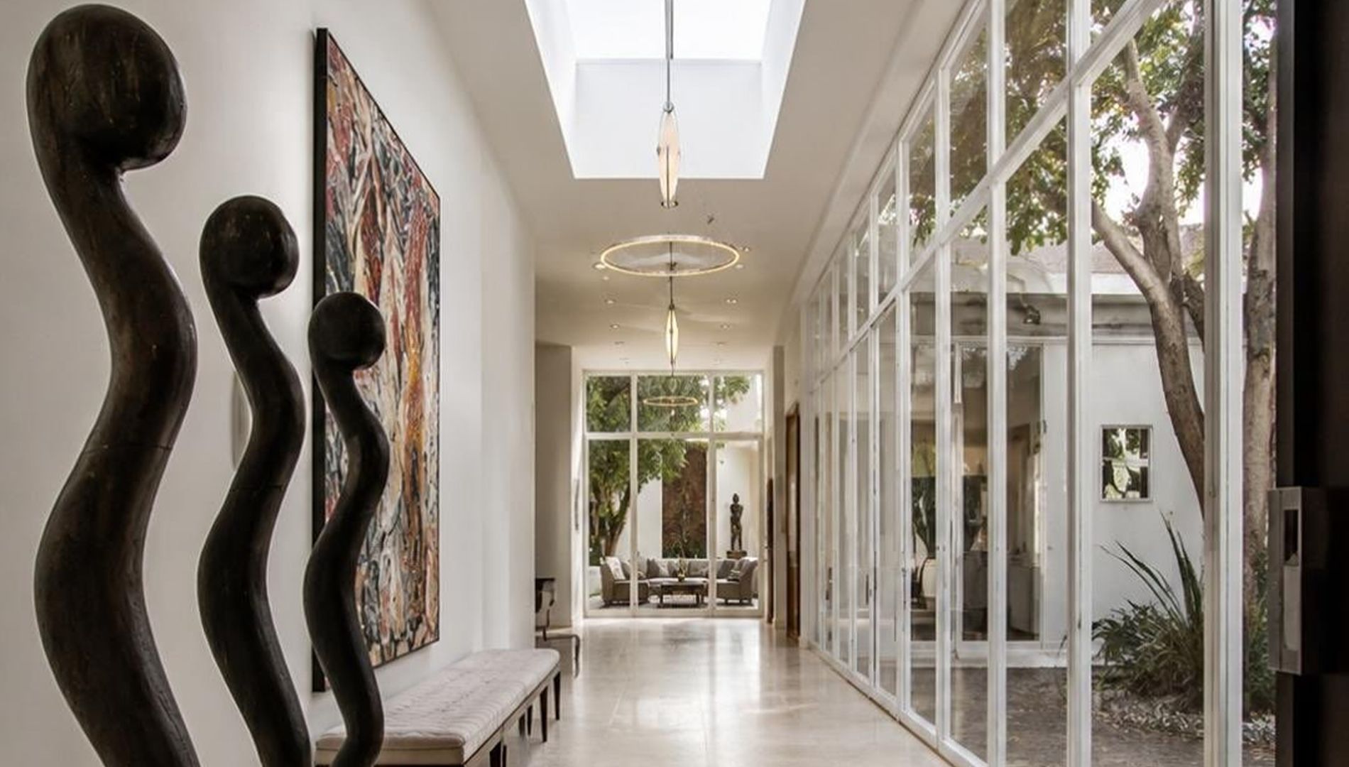 A hallway fit for a gallery