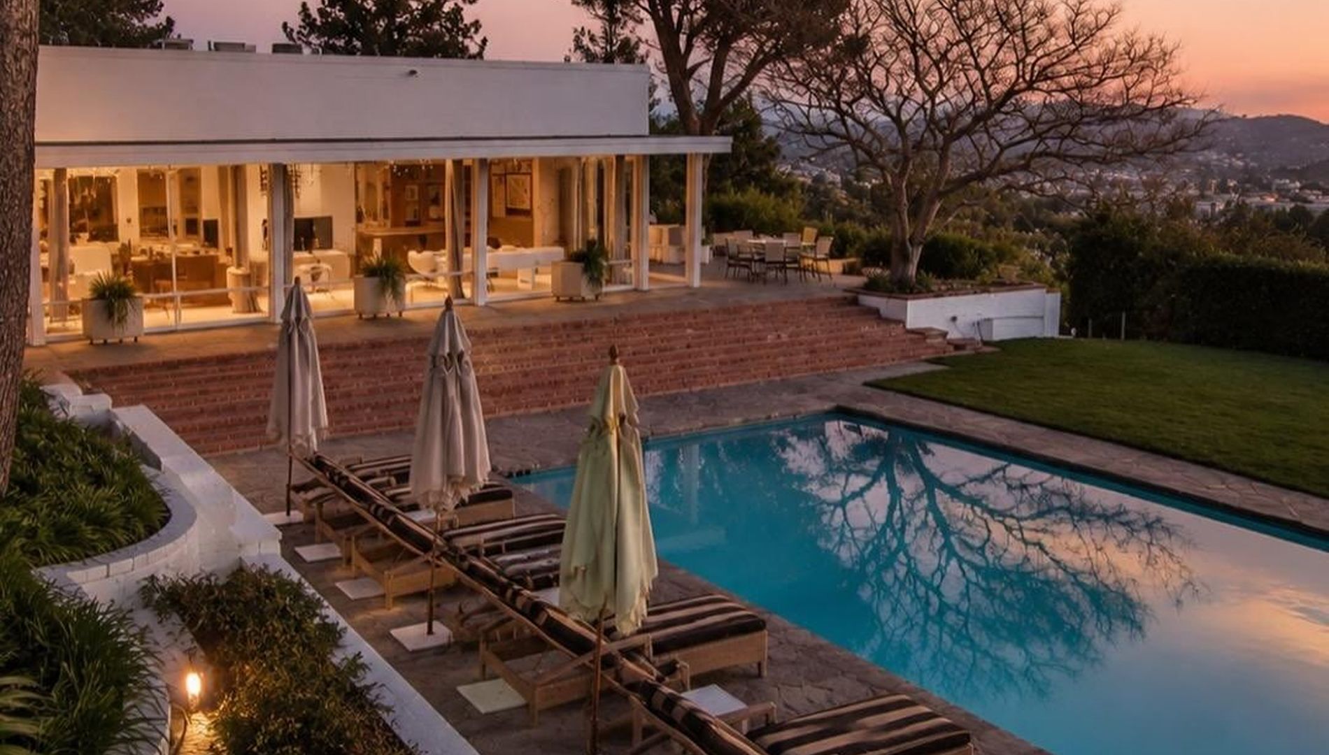 The Pool at Sunset