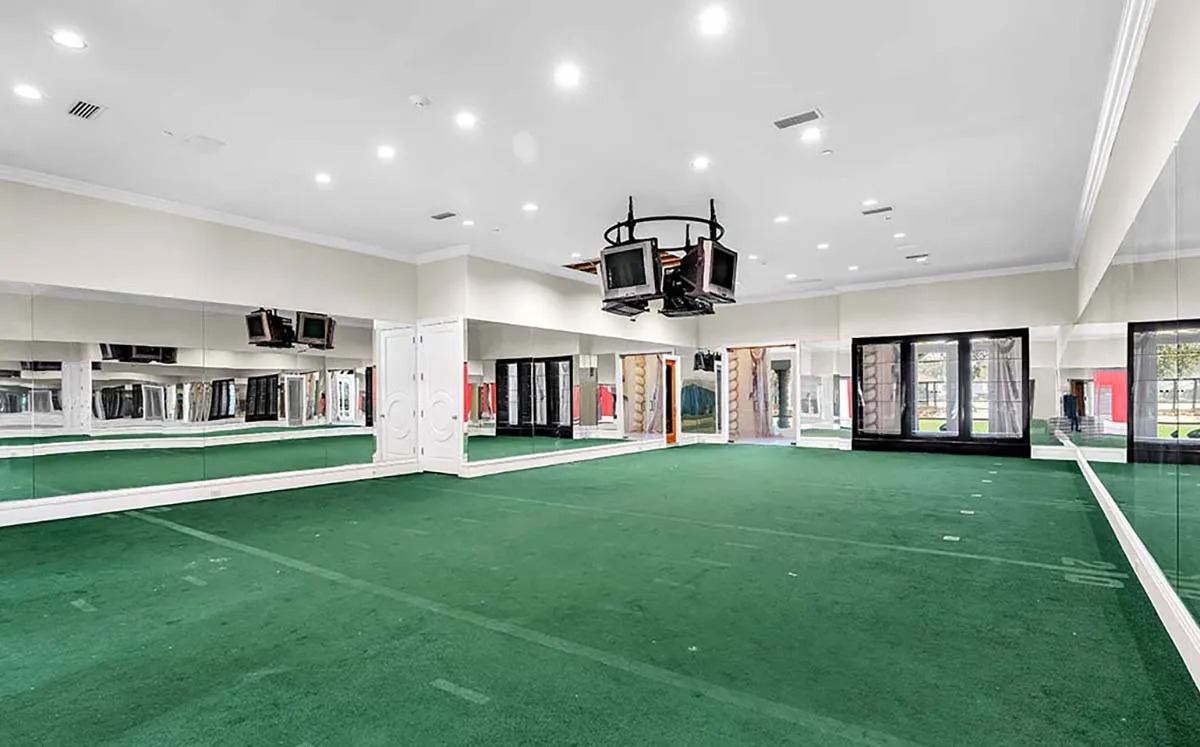 Indoor soccer field