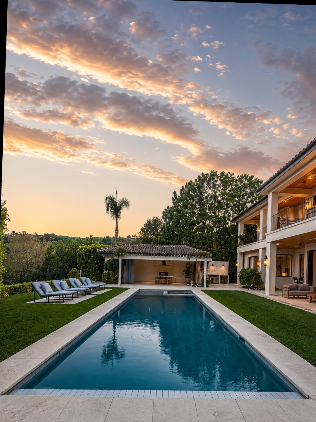 A courtyard fit for a hotel