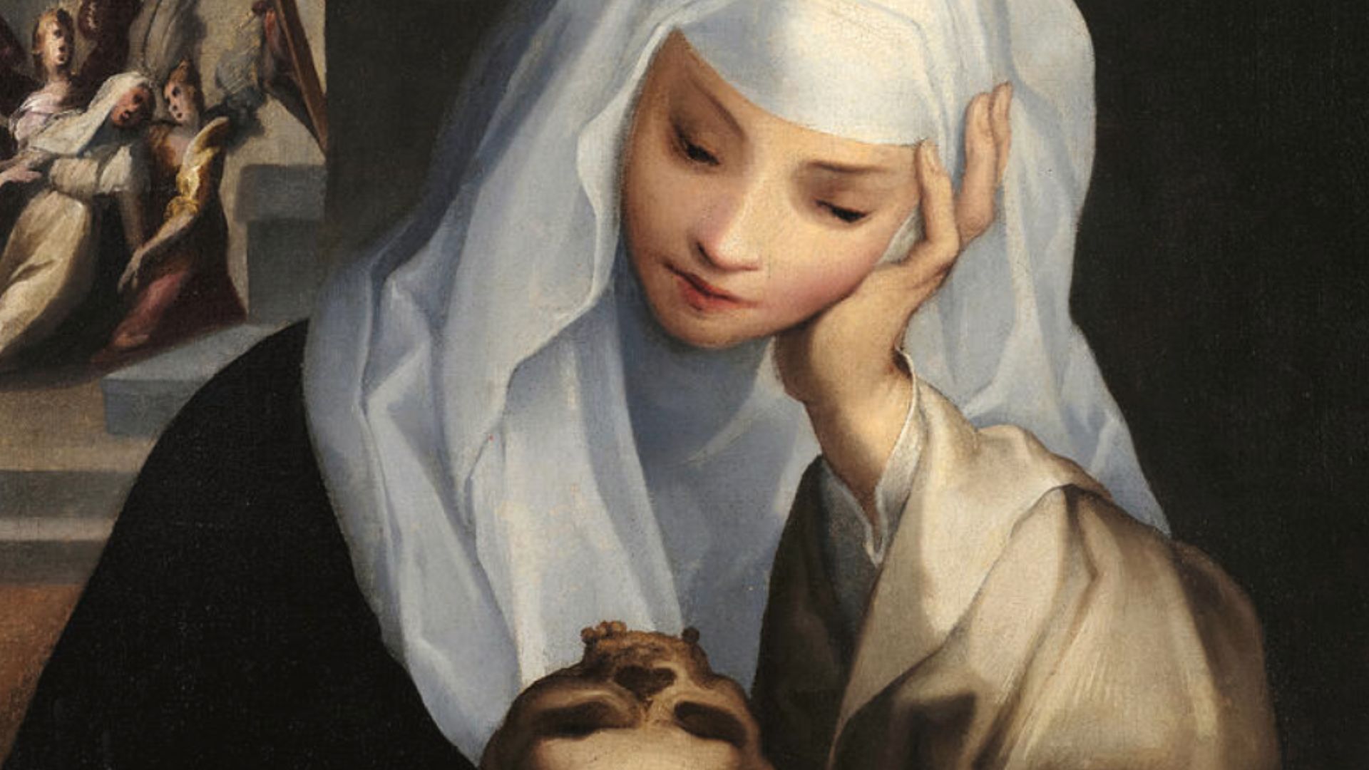 14. La tête de Catherine de Sienne