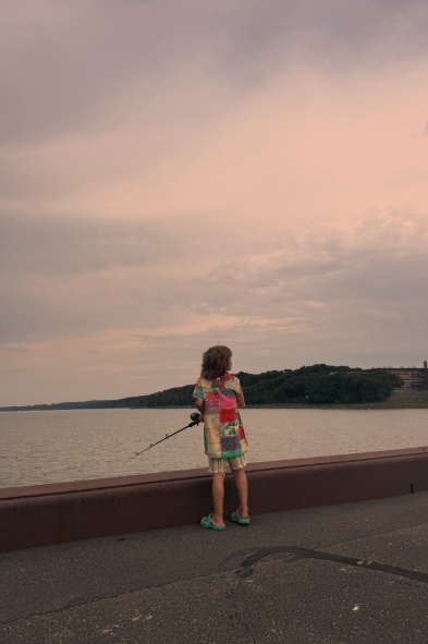 Pêcher dans le fleuve