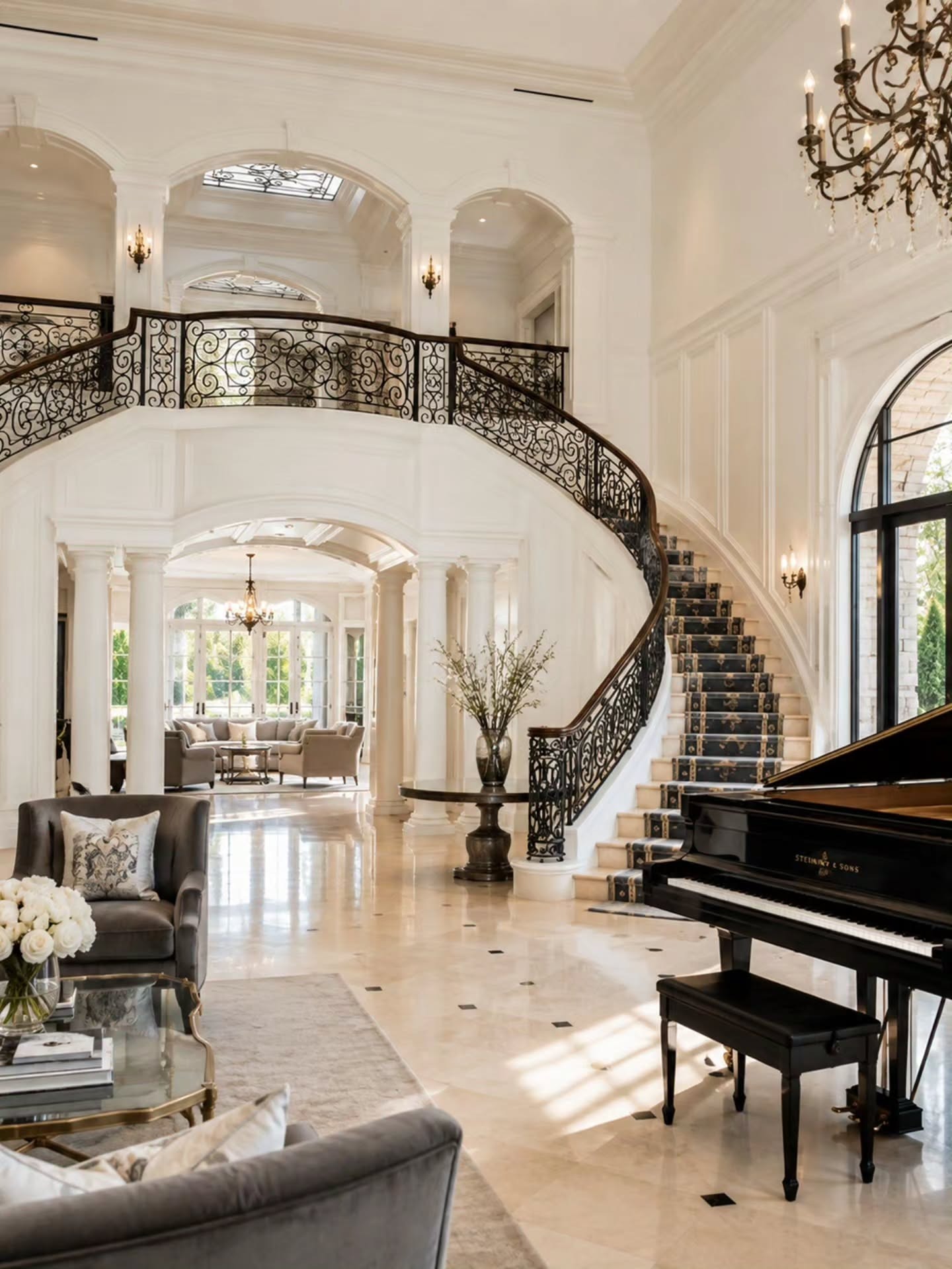An absolutely magnificent entrance hall