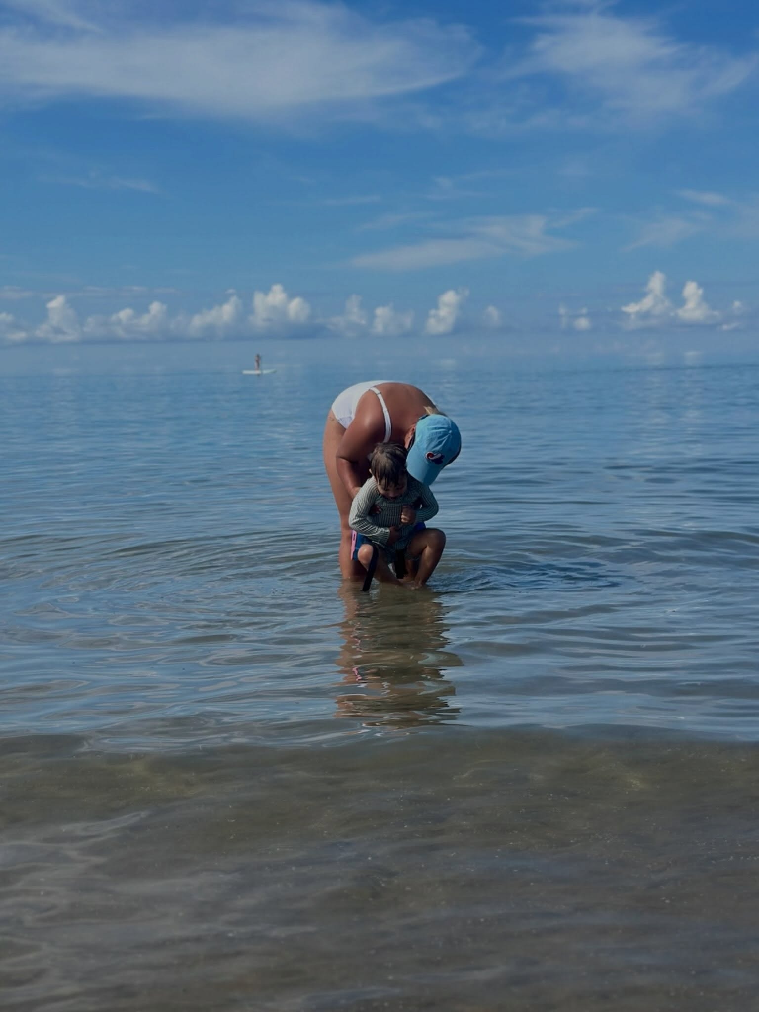 Un tendre moment dans les eaux de Sandbanks