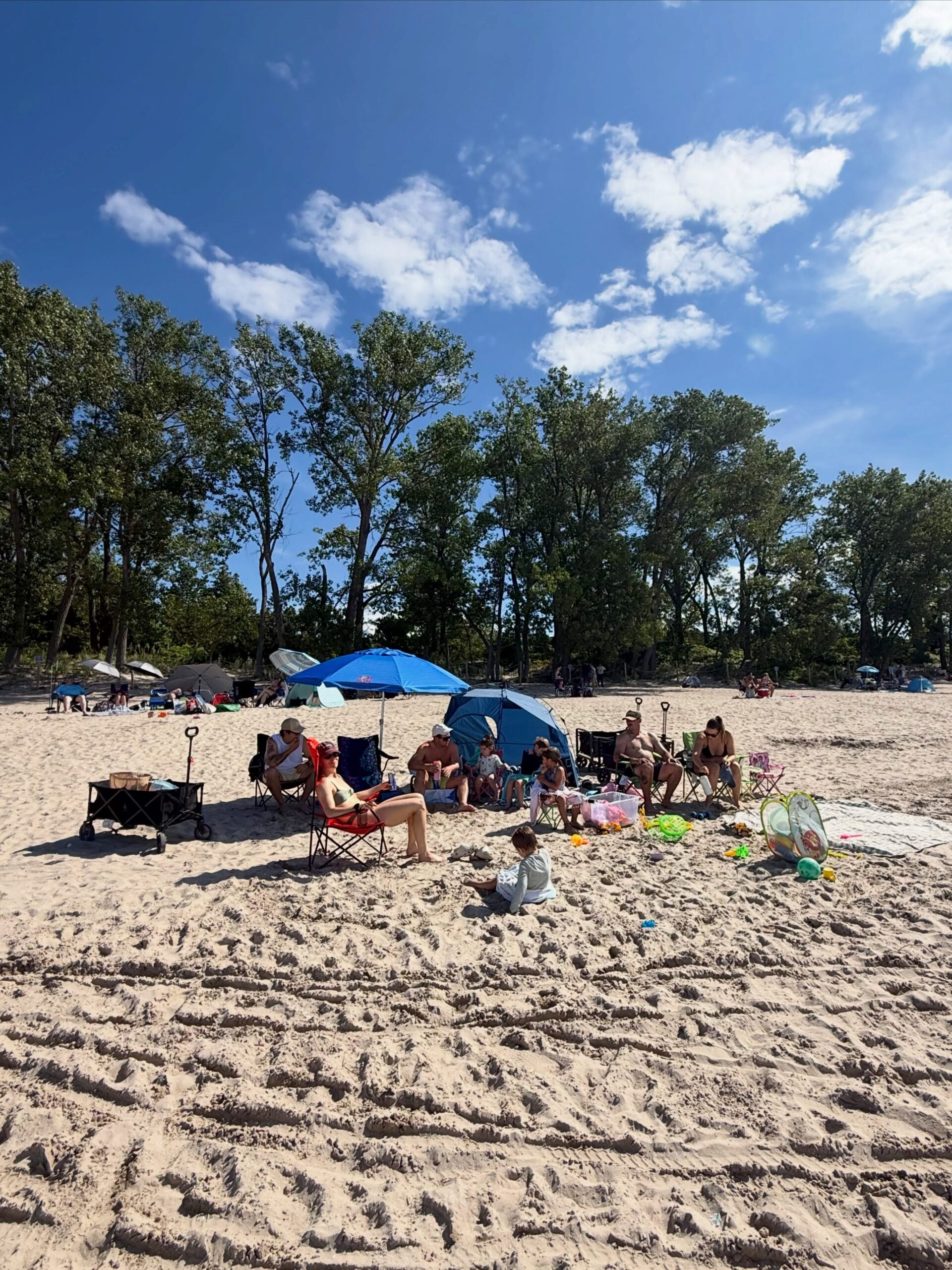 Une journée parfaite sur la plage de Sandbanks