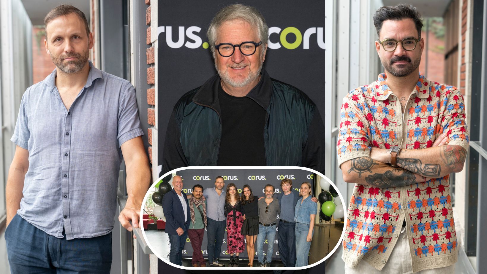 Les vedettes au superbe lancement de Corus