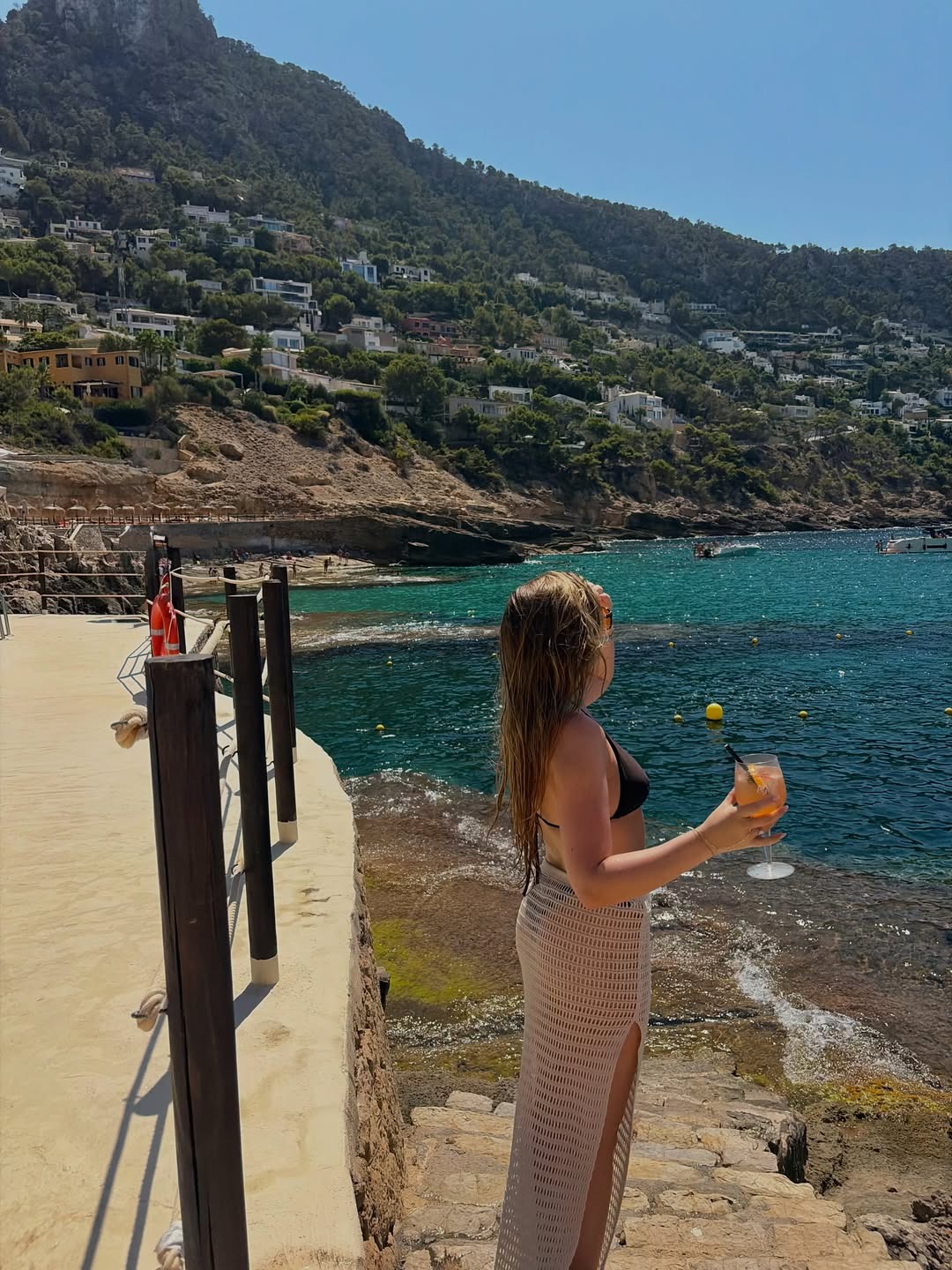 Un cocktail devant la mer