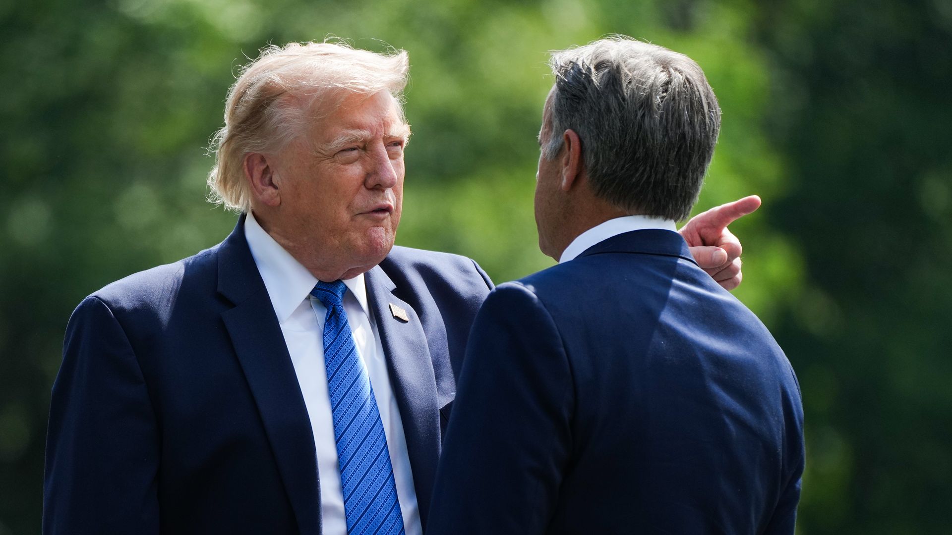 Trump minimise l'importance de cette visite