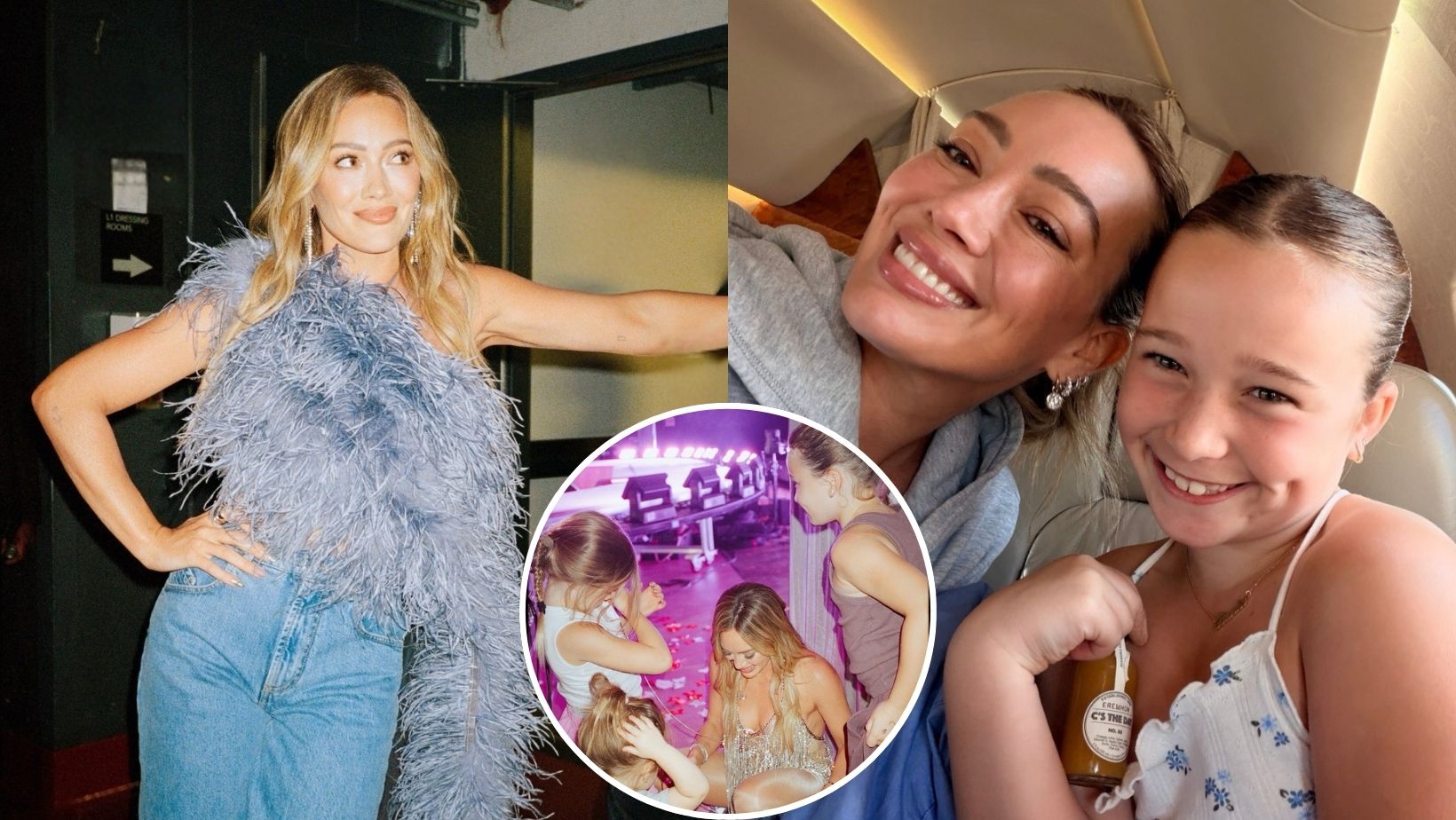 Photos: Hilary Duff transforme sa tournée en aventure familiale! - Hollywoodpq.com
