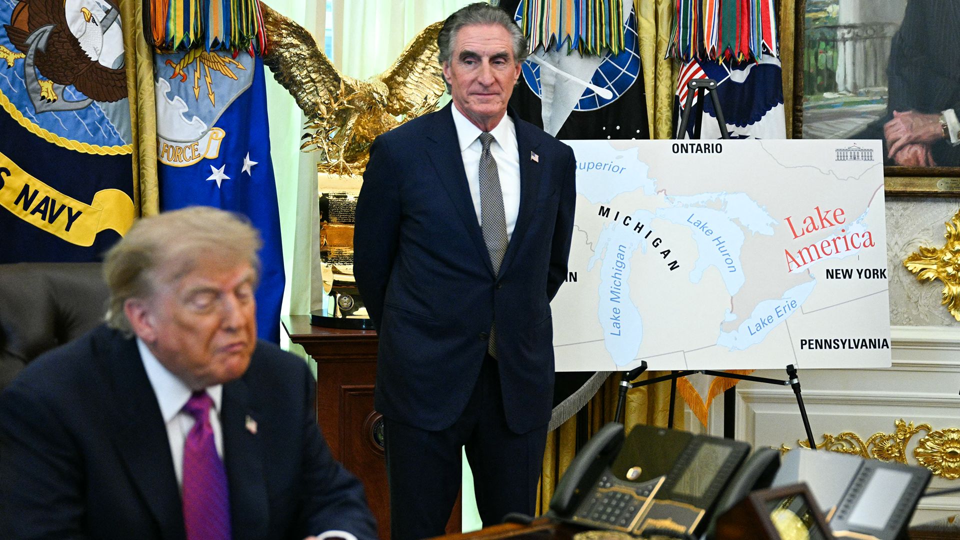 Trump Takes Out His Marker