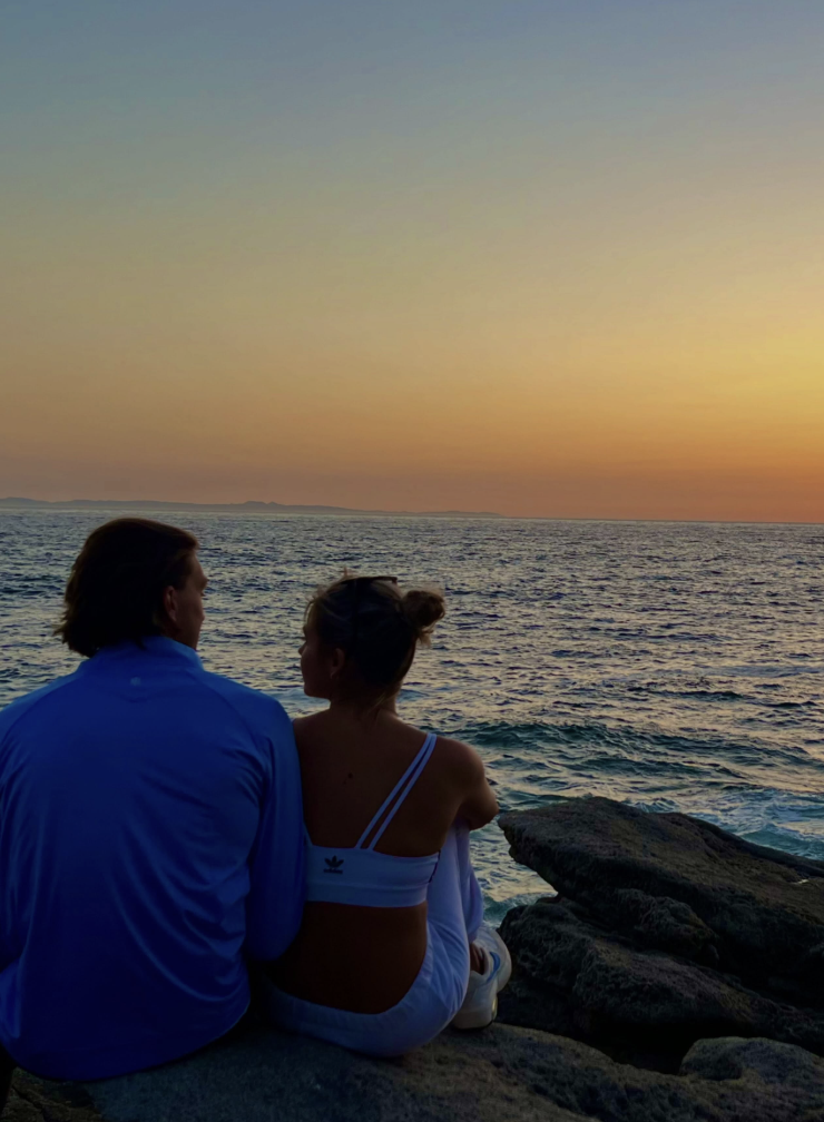Fin de journée romantique