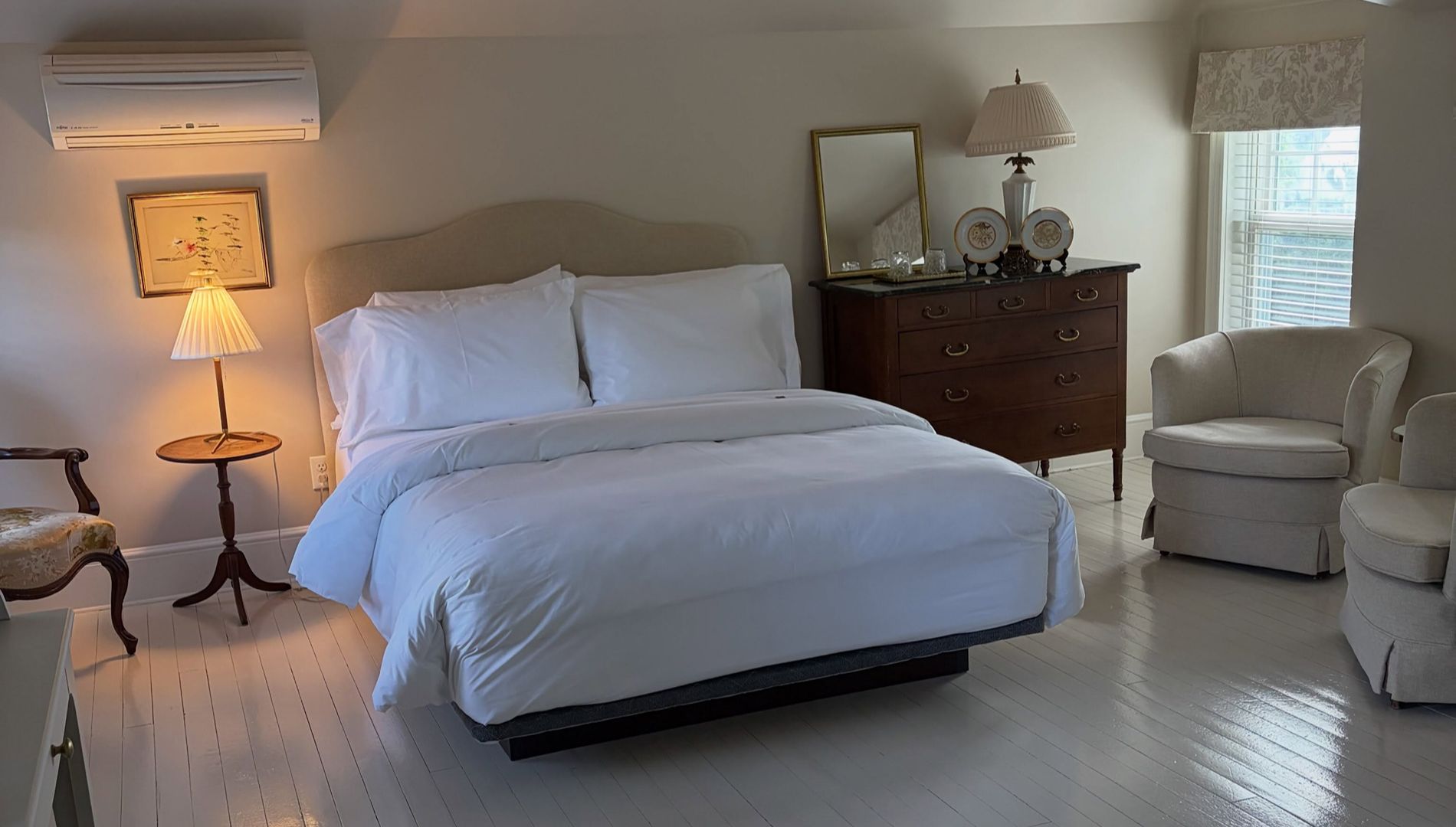 La chambre choisie par le couple