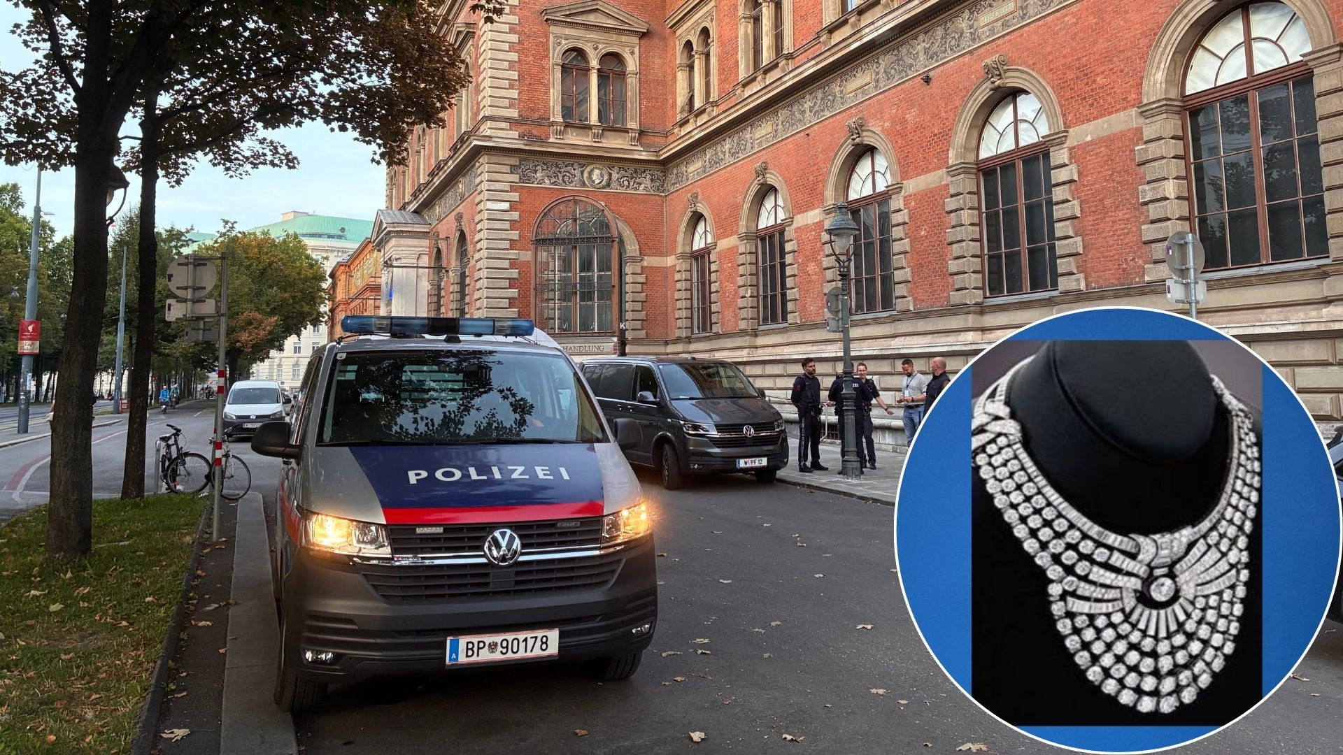 Un collier de diamants de la famille royale d’une valeur de 4,3 millions de dollars a été volé lors d’un cambriolage effronté dans un musée de Vienne