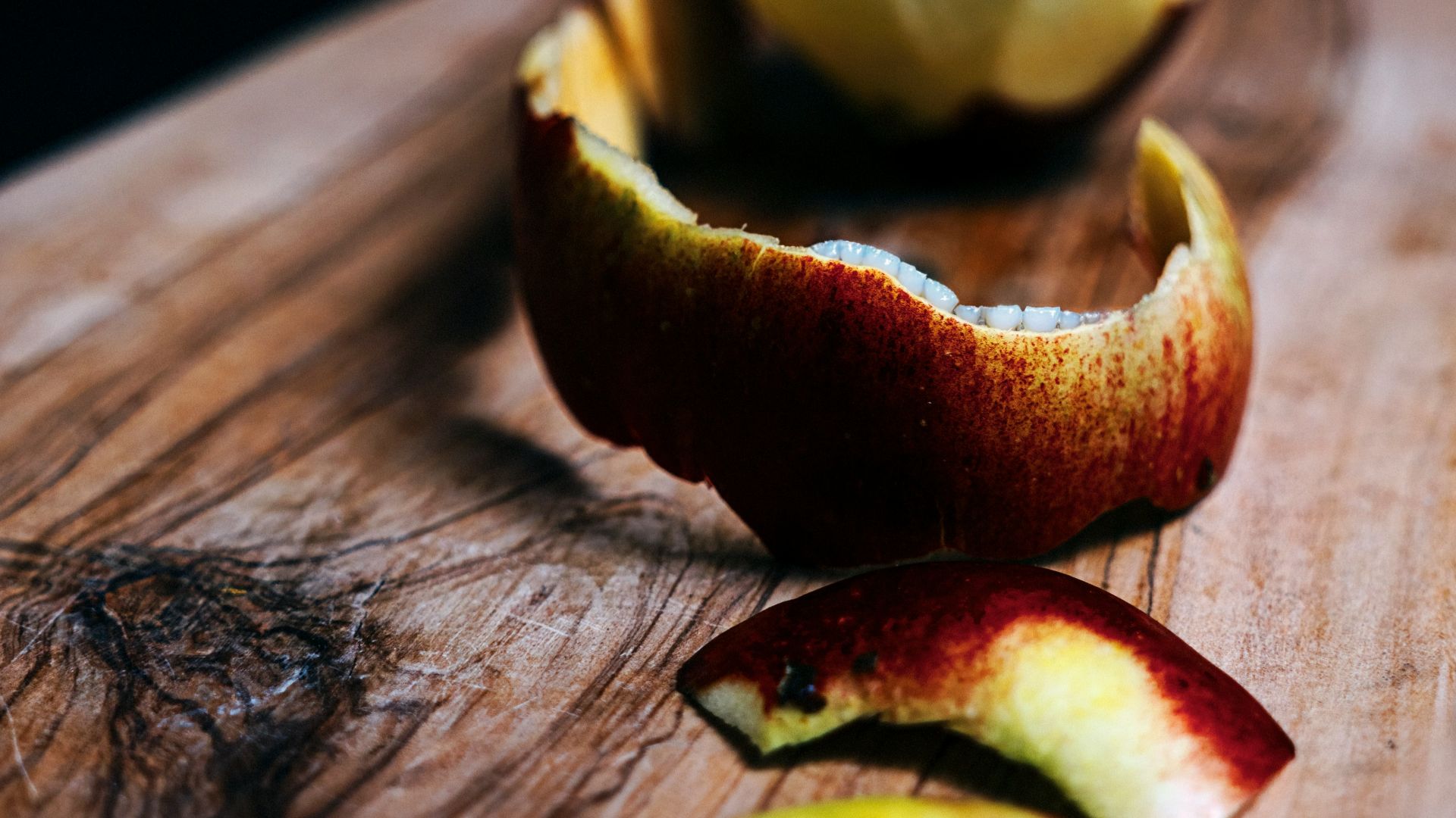 2. Une peau de pomme