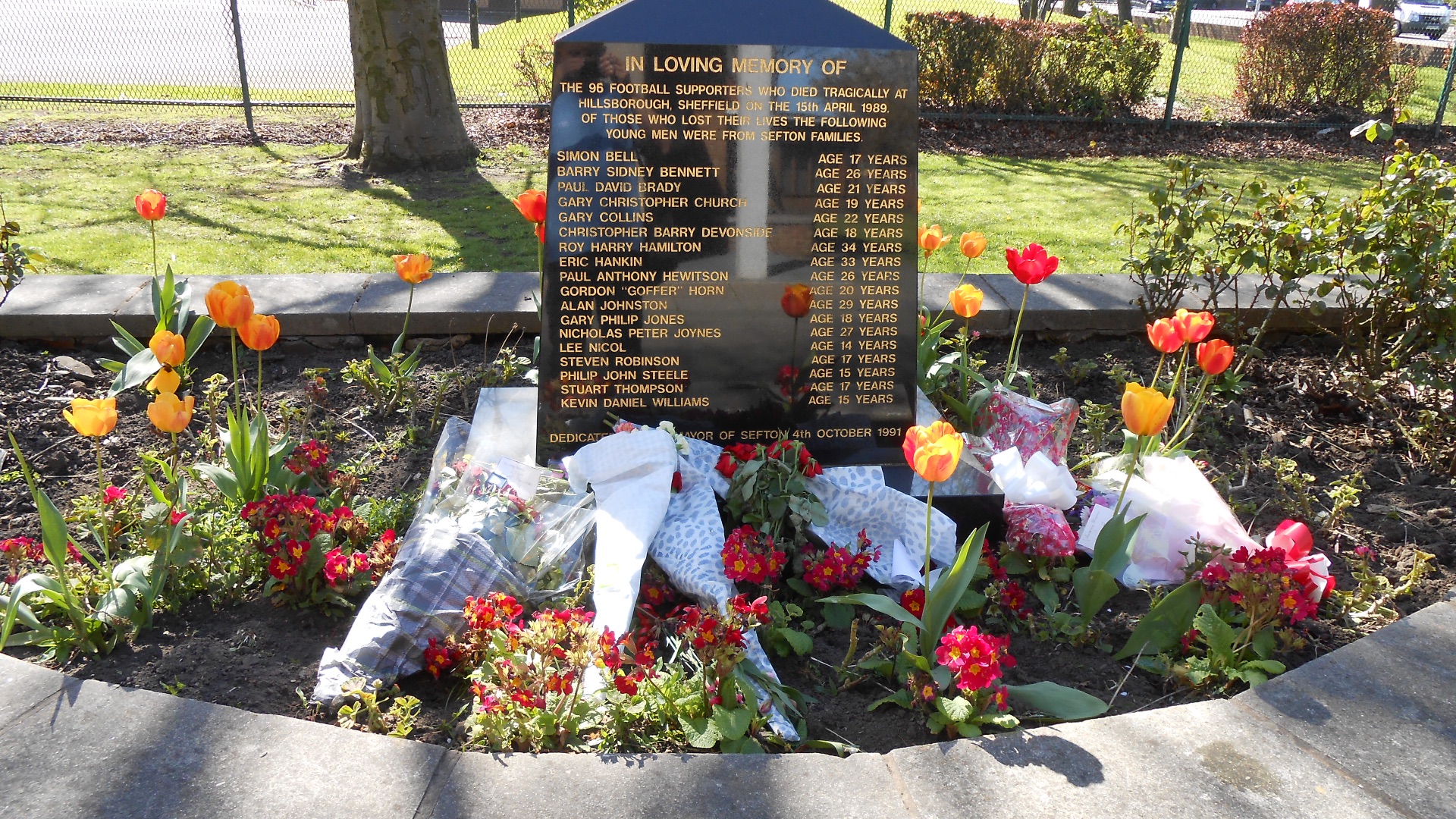 5. Mémorial de Hillsborough — Liverpool, Angleterre