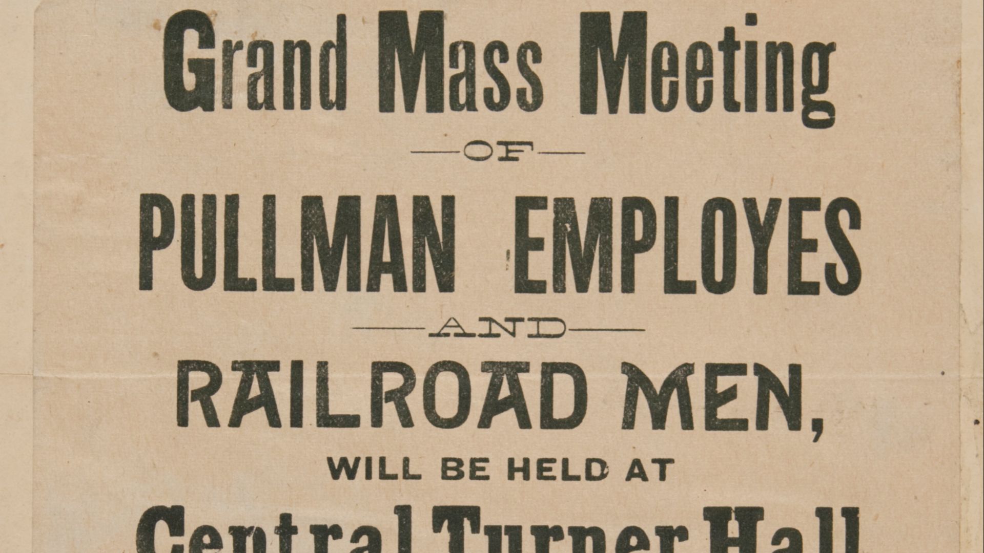 7. La grève des Pullman de 1894