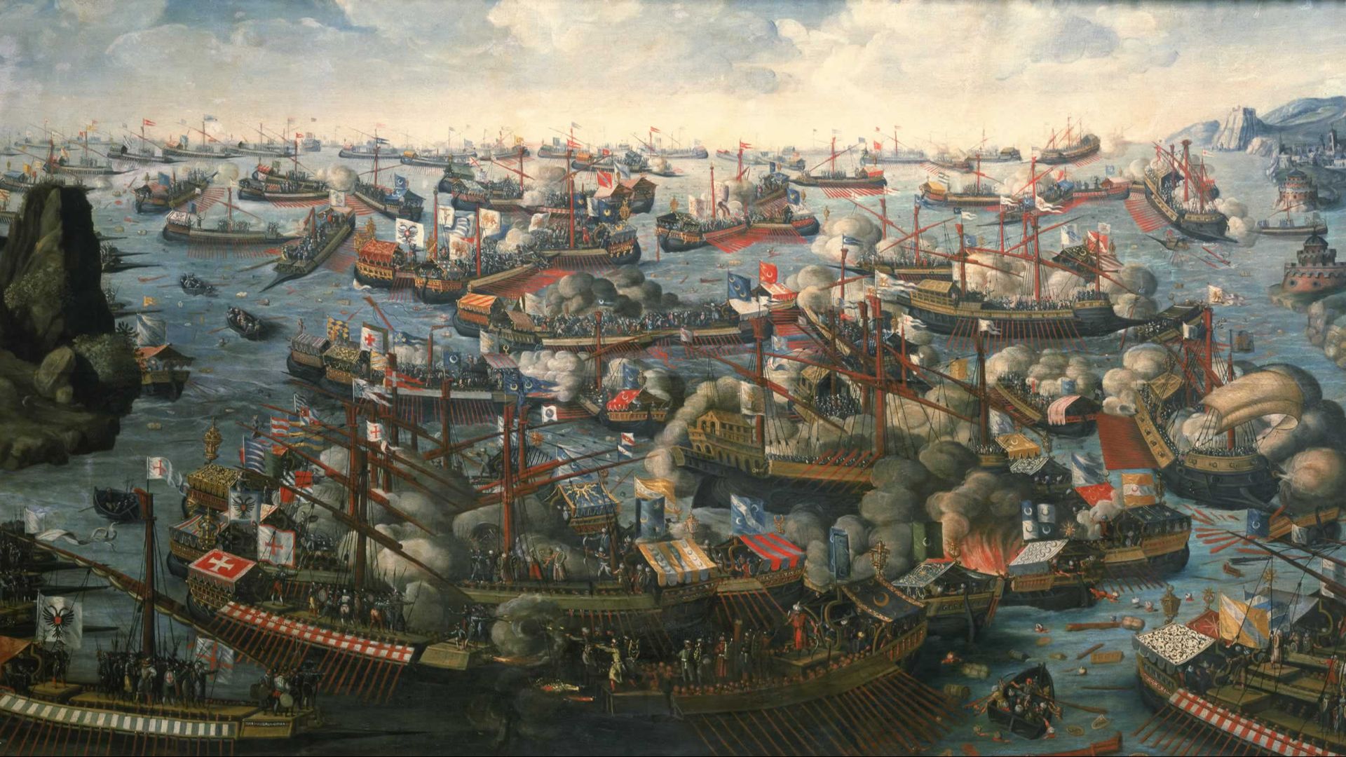 4. La bataille de Lépante, 1571
