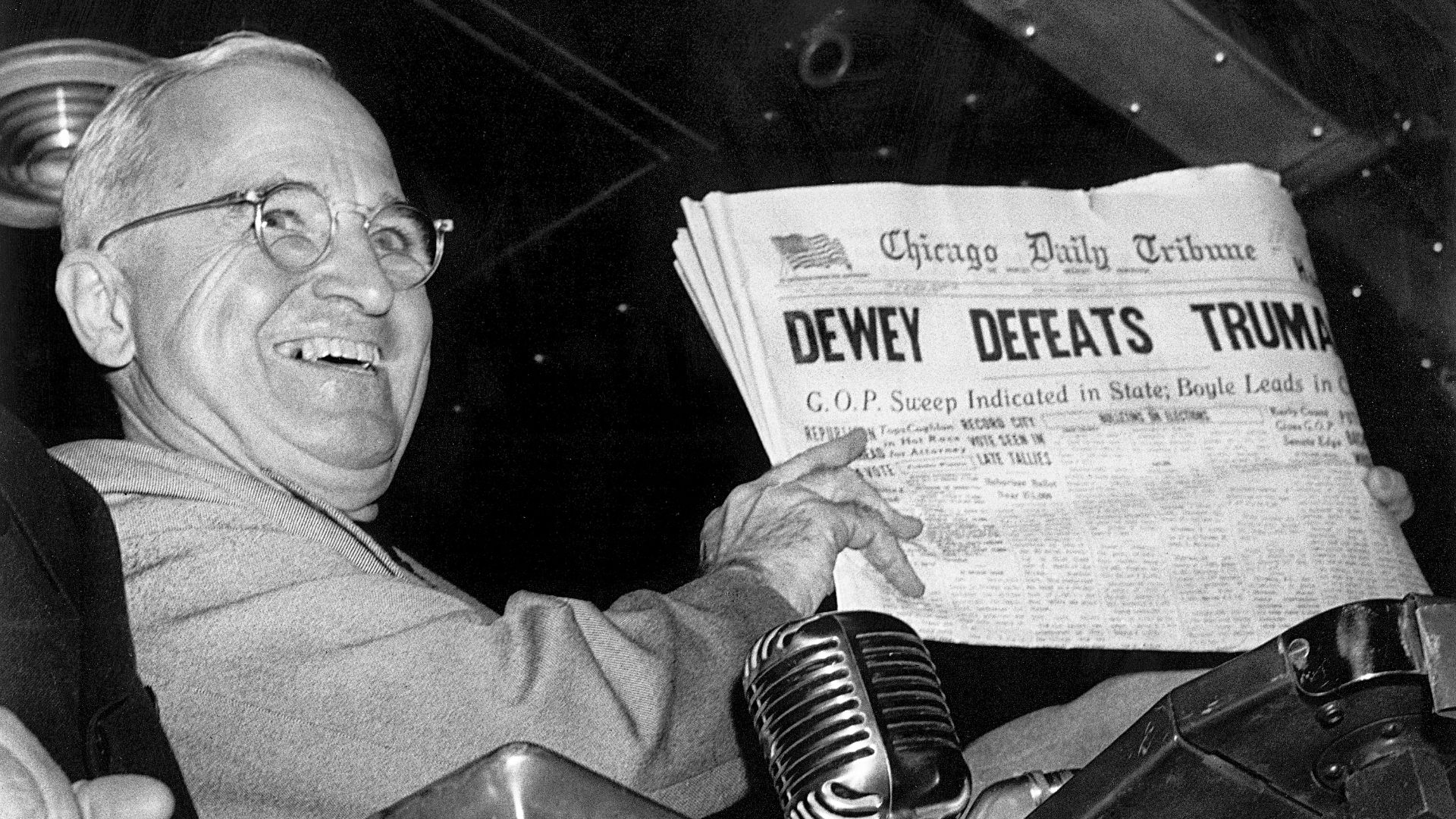 3. « Dewey bat Truman » fait la une
