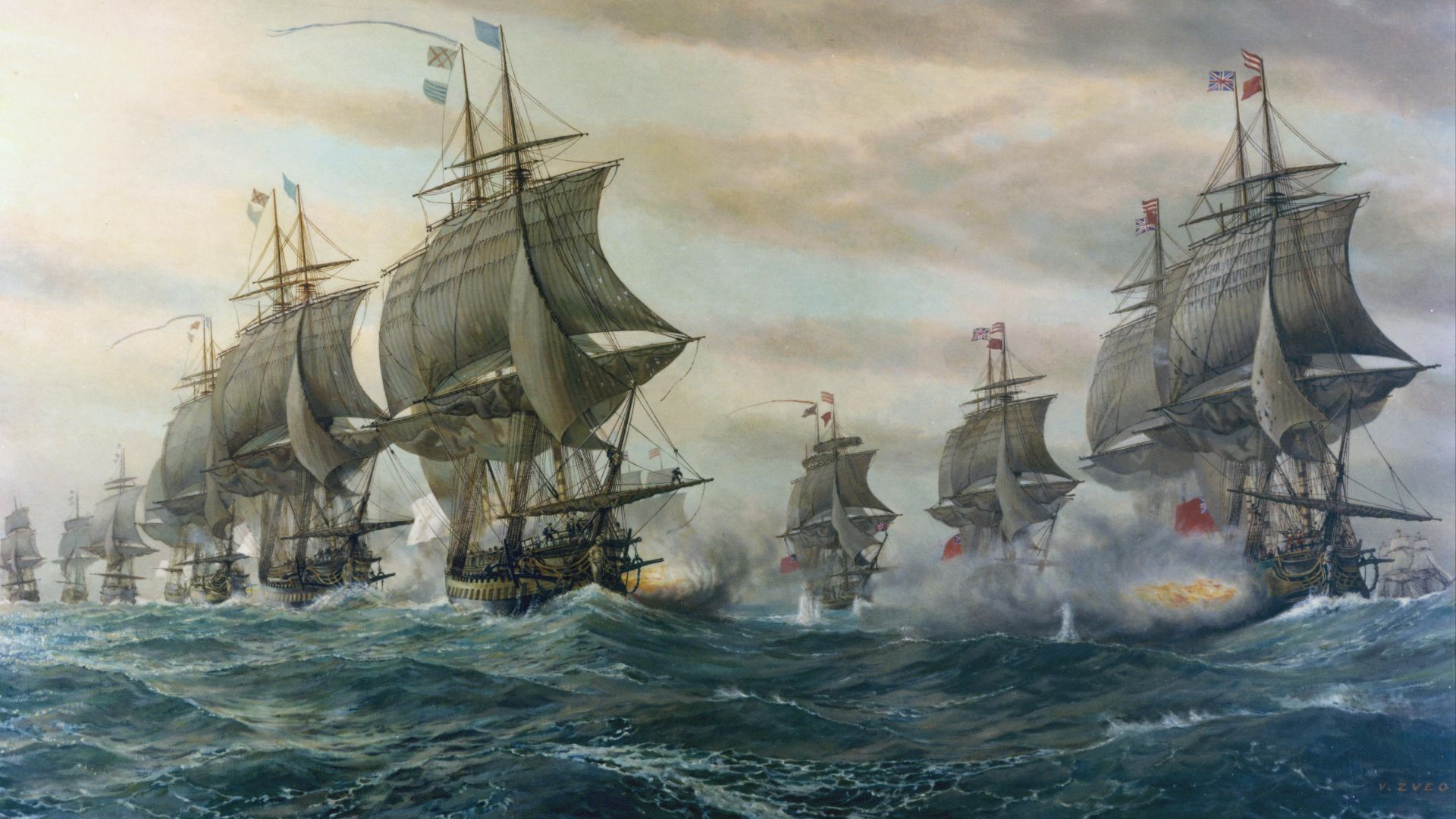 5. La bataille de la baie de Chesapeake, 1781