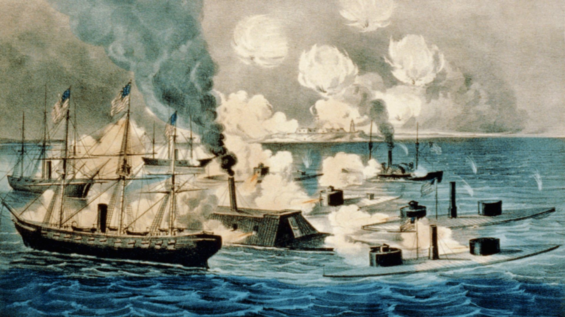15. La bataille de la baie de Mobile, 1864