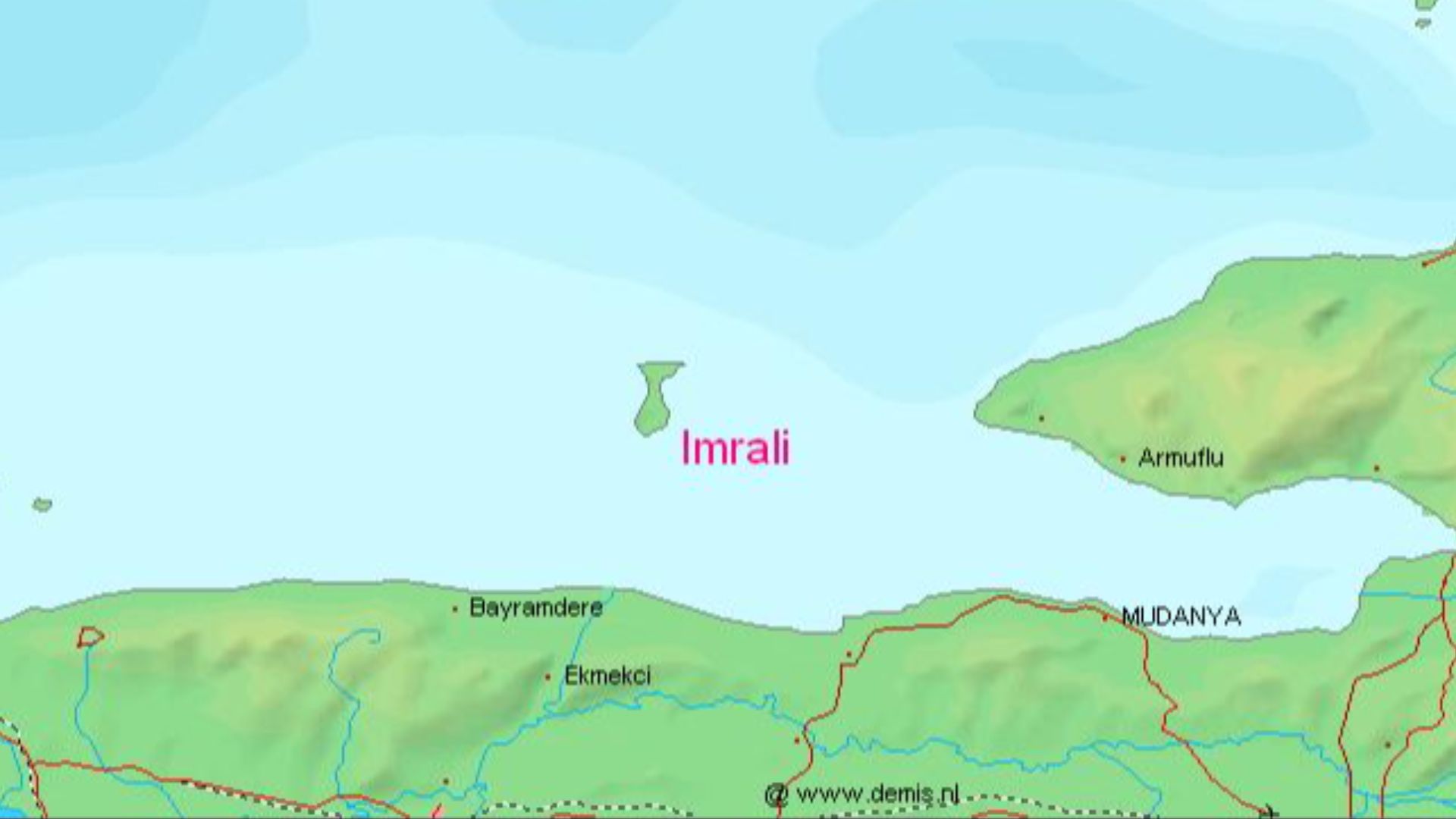 13. Prison de l'île d'Imrali, Turquie, 1975