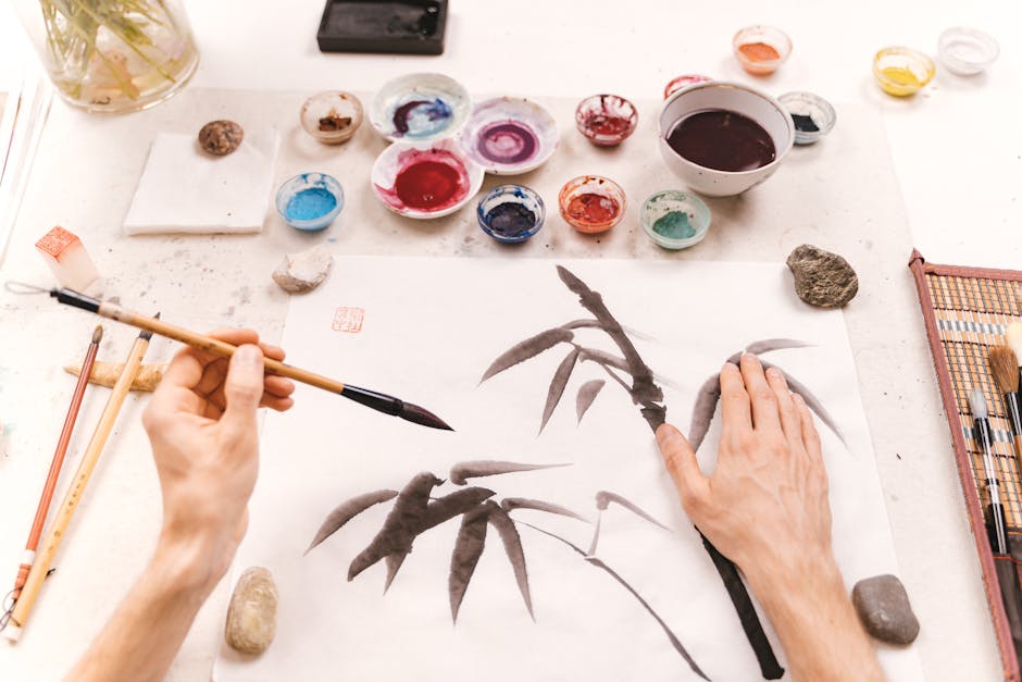 6. Il s'est inspiré de l'art oriental