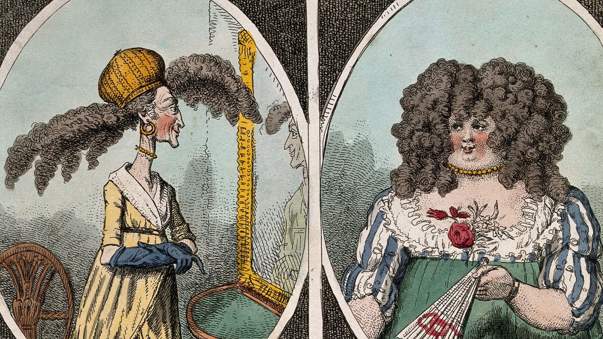 9. Des têtes rasées sous des perruques poudrées