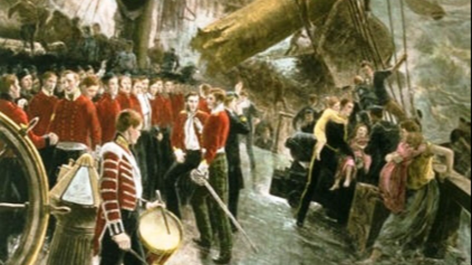 14. Les soldats du HMS Birkenhead, le naufrage qui a marqué l'histoire