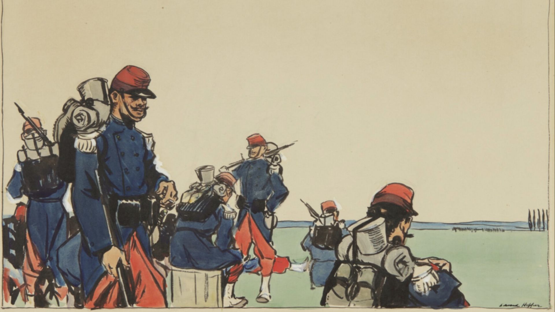 4. Les soldats français