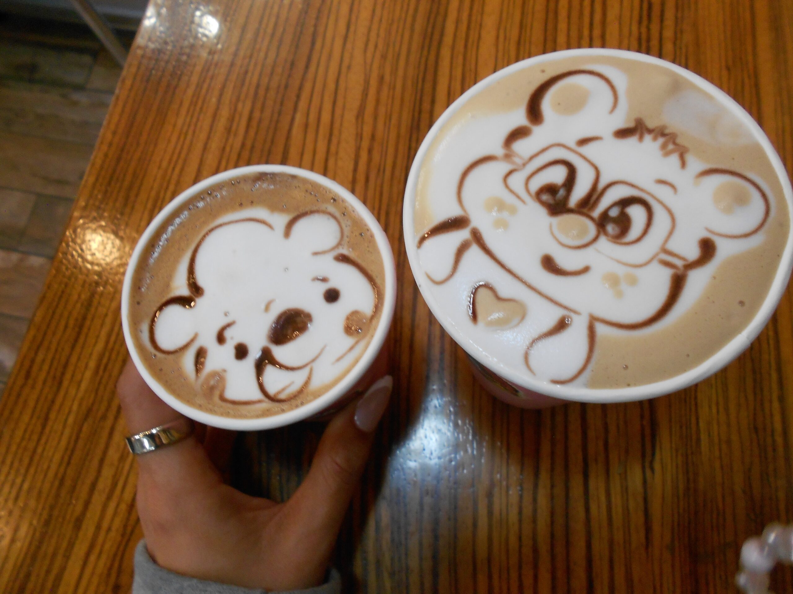 Une pause café particulièrement adorable