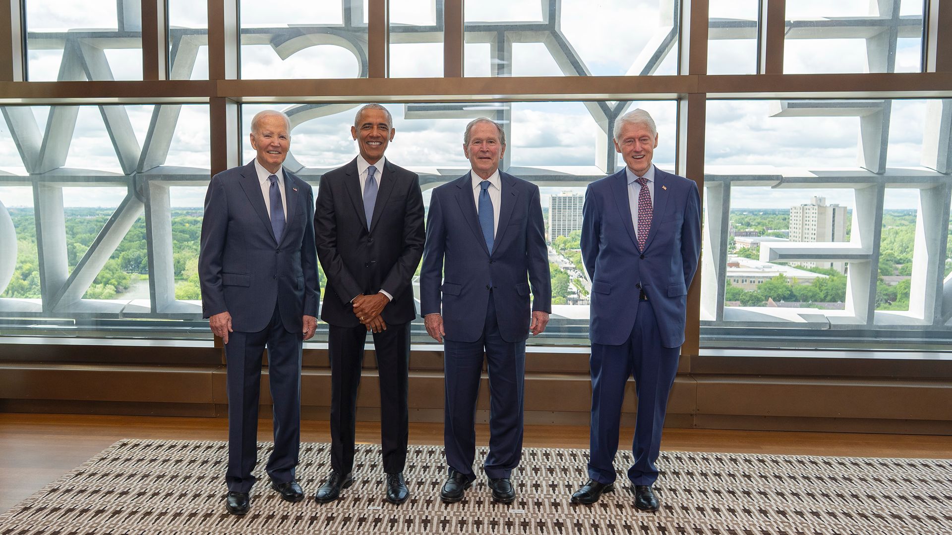 Quatre anciens présidents se réunissent à New York