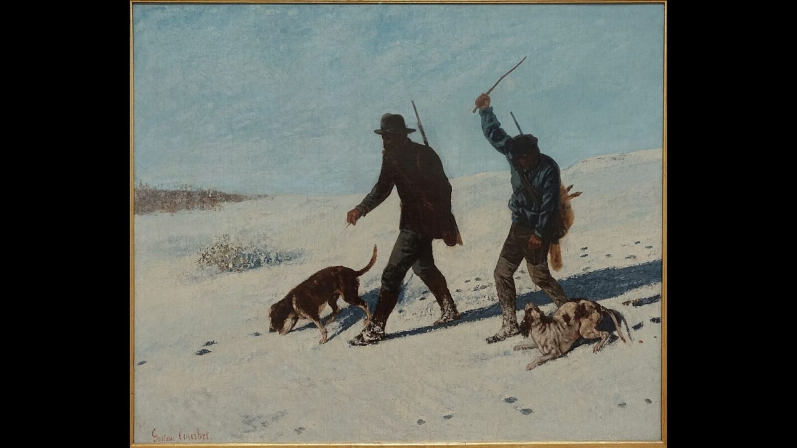 18. Courbet Hides An Emperor Among The Poachers