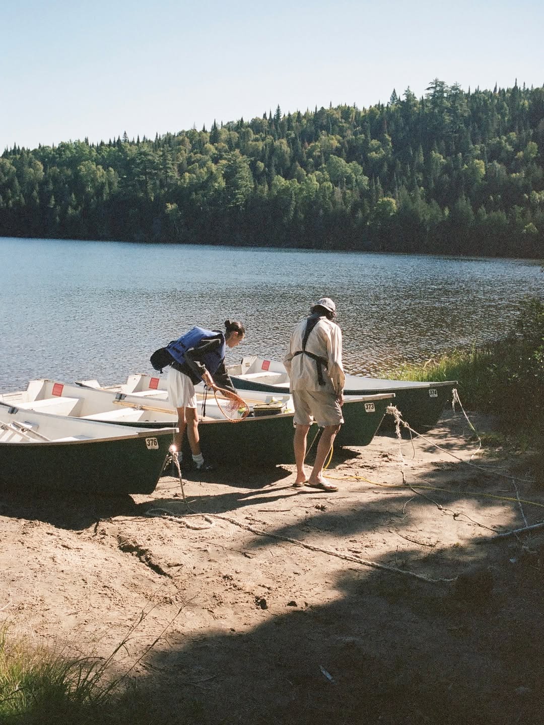 Le départ pour une journée de pêche