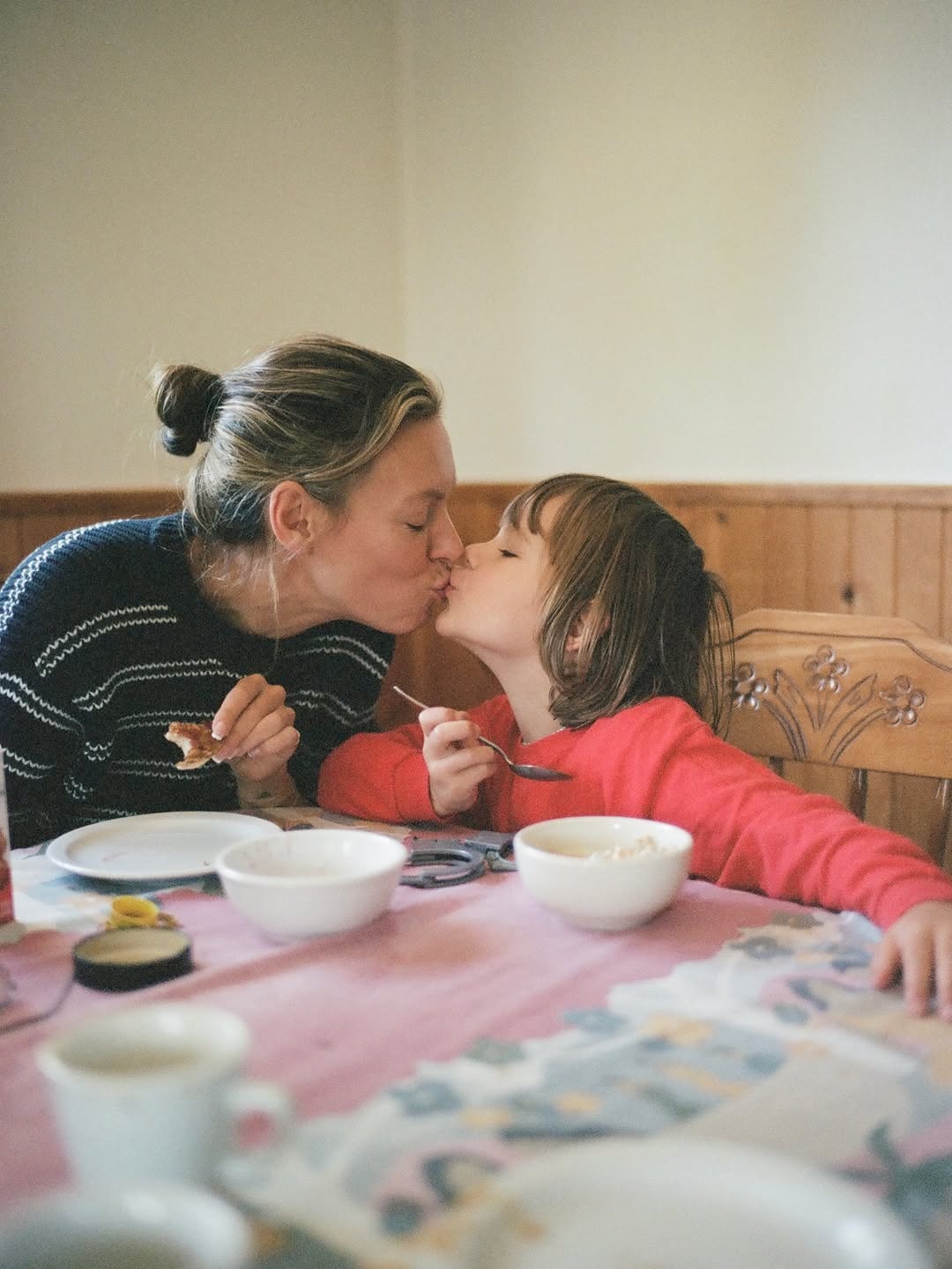 Un tendre moment en famille