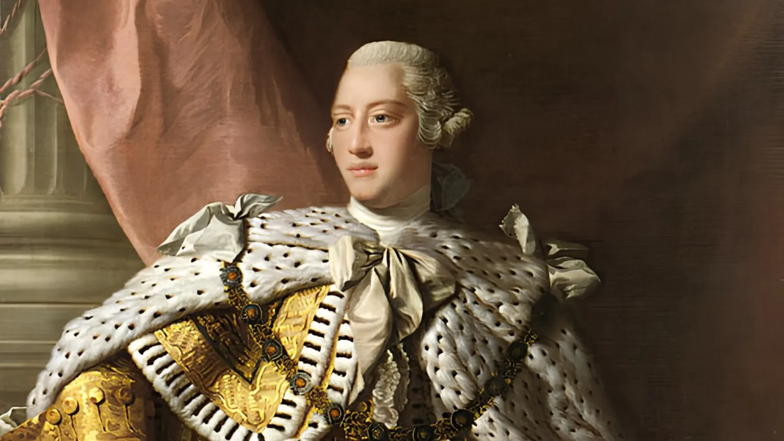 16. Le roi George III a été baigné au son d'une fanfare militaire