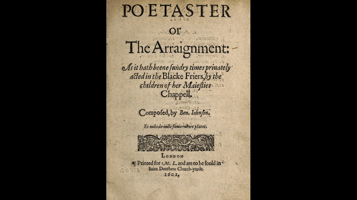 12. Ben Jonson Made His Rival Vomit Ugly Words Onstage