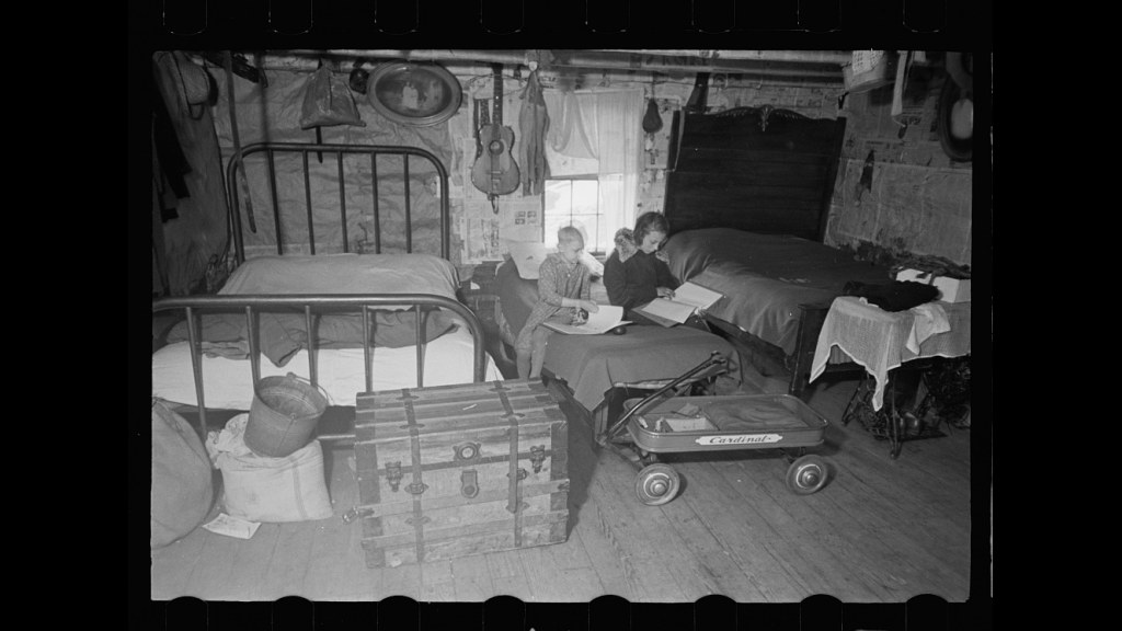8. Newspaper Walls Kept The Cold Out