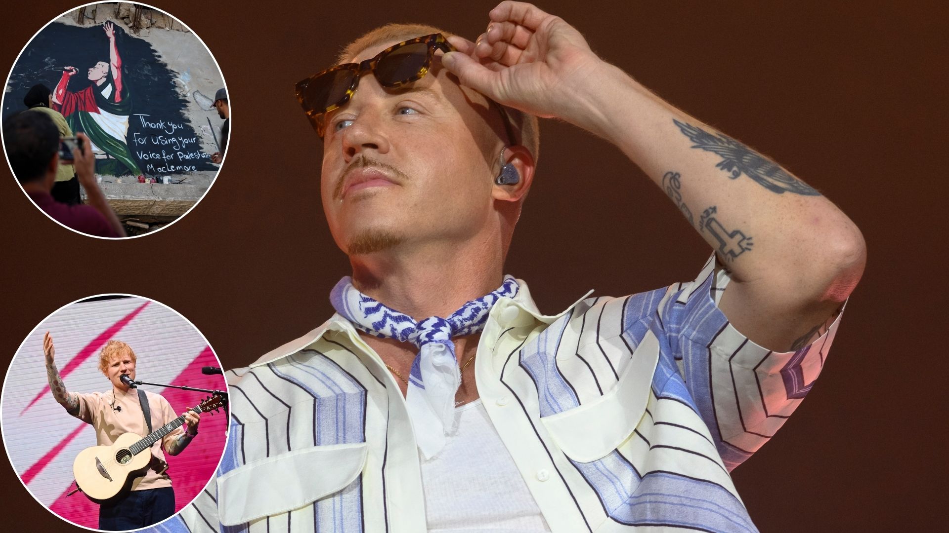 Macklemore Pledges $1 Million to Palestinians as Ed Sheeran Tour Controversy Goes On