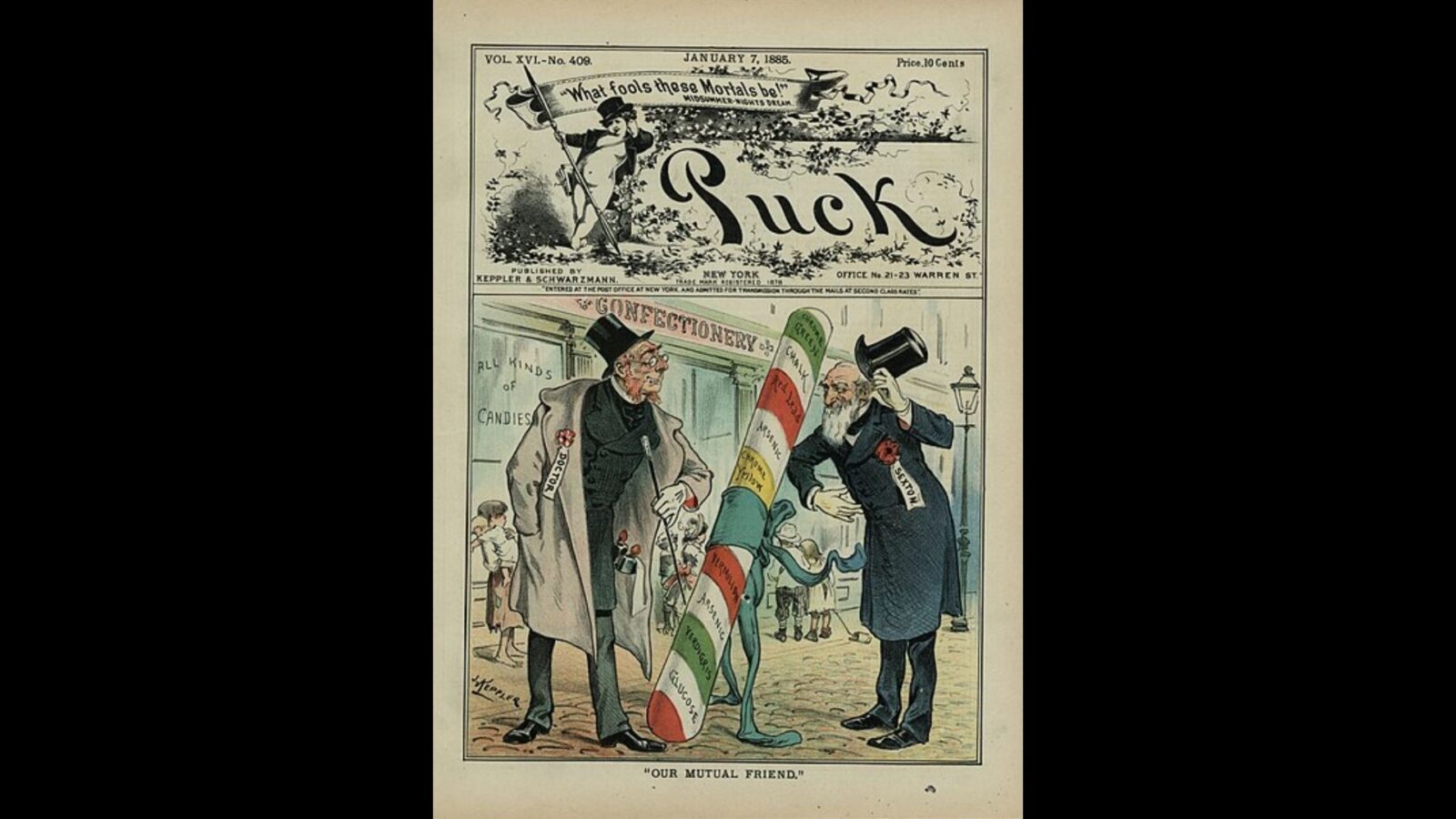 7. Les bonbons de l'époque victorienne tiraient leur couleur vert vif de l'arsenic
