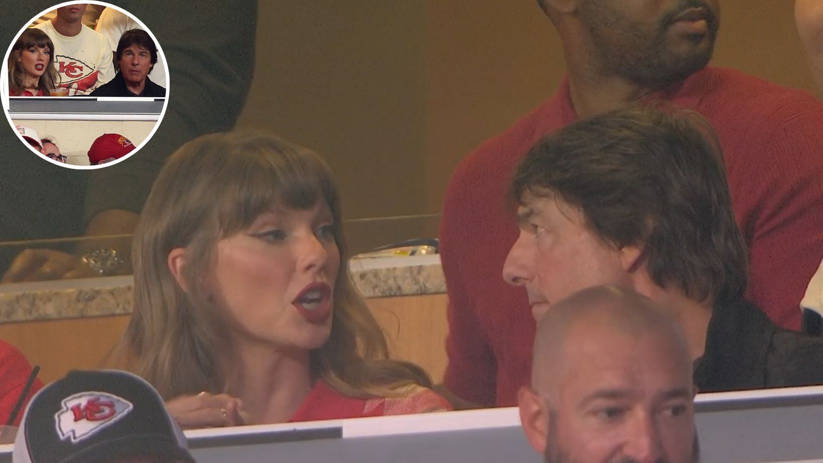 Tom Cruise et Taylor Swift partagent une complicité lors d'un match