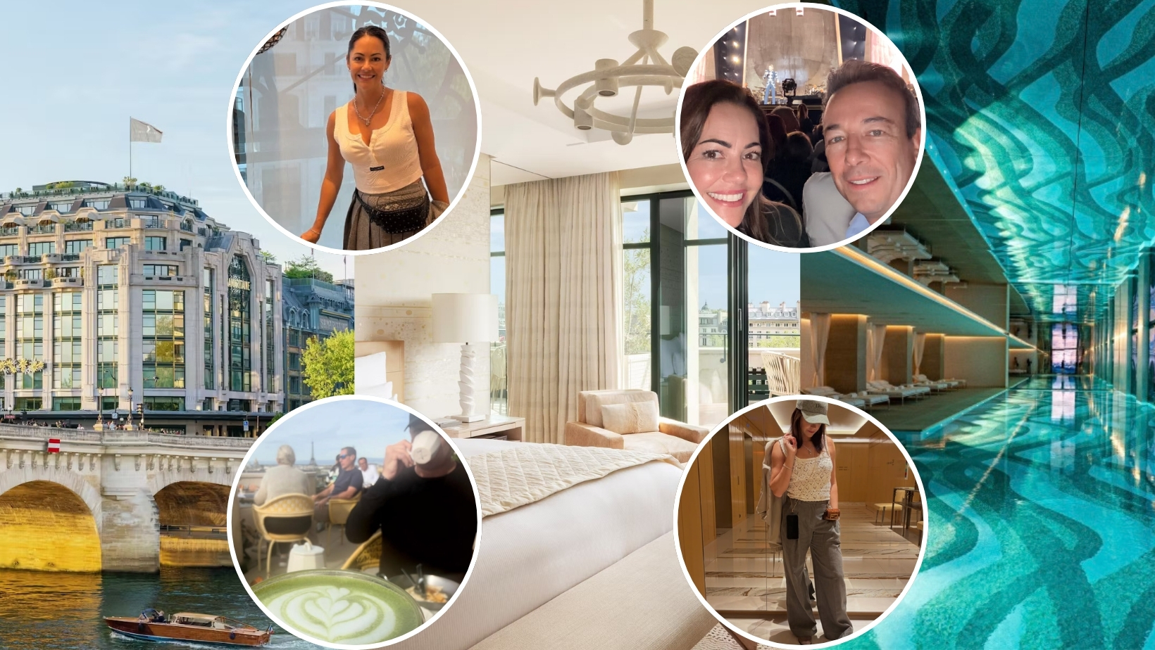 Luc Poirier et Isabelle Gauvin en séjour au luxueux hôtel Cheval Blanc Paris